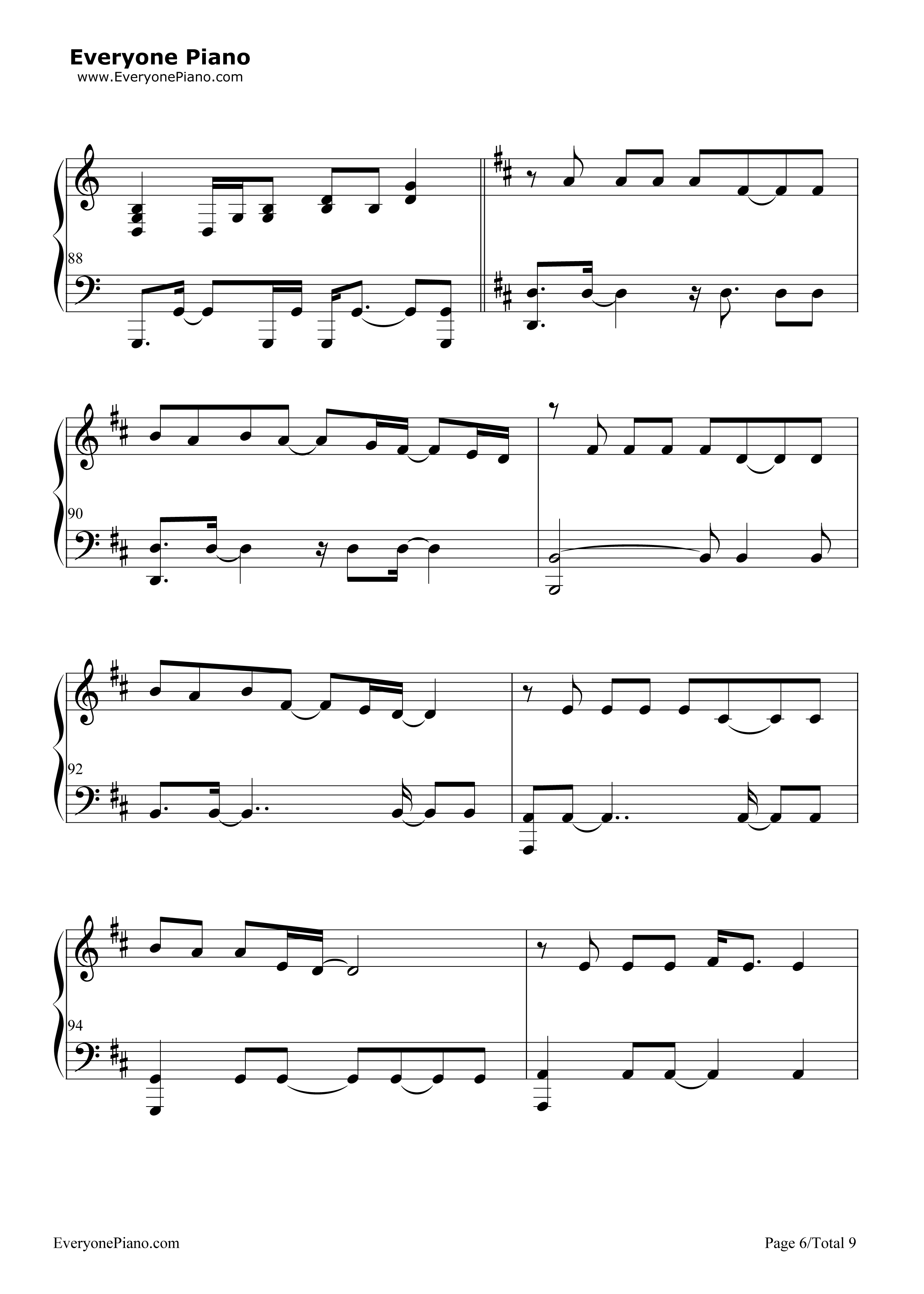 Listen_To_Your_Heart（倾听你的心声）钢琴谱_Roxette
