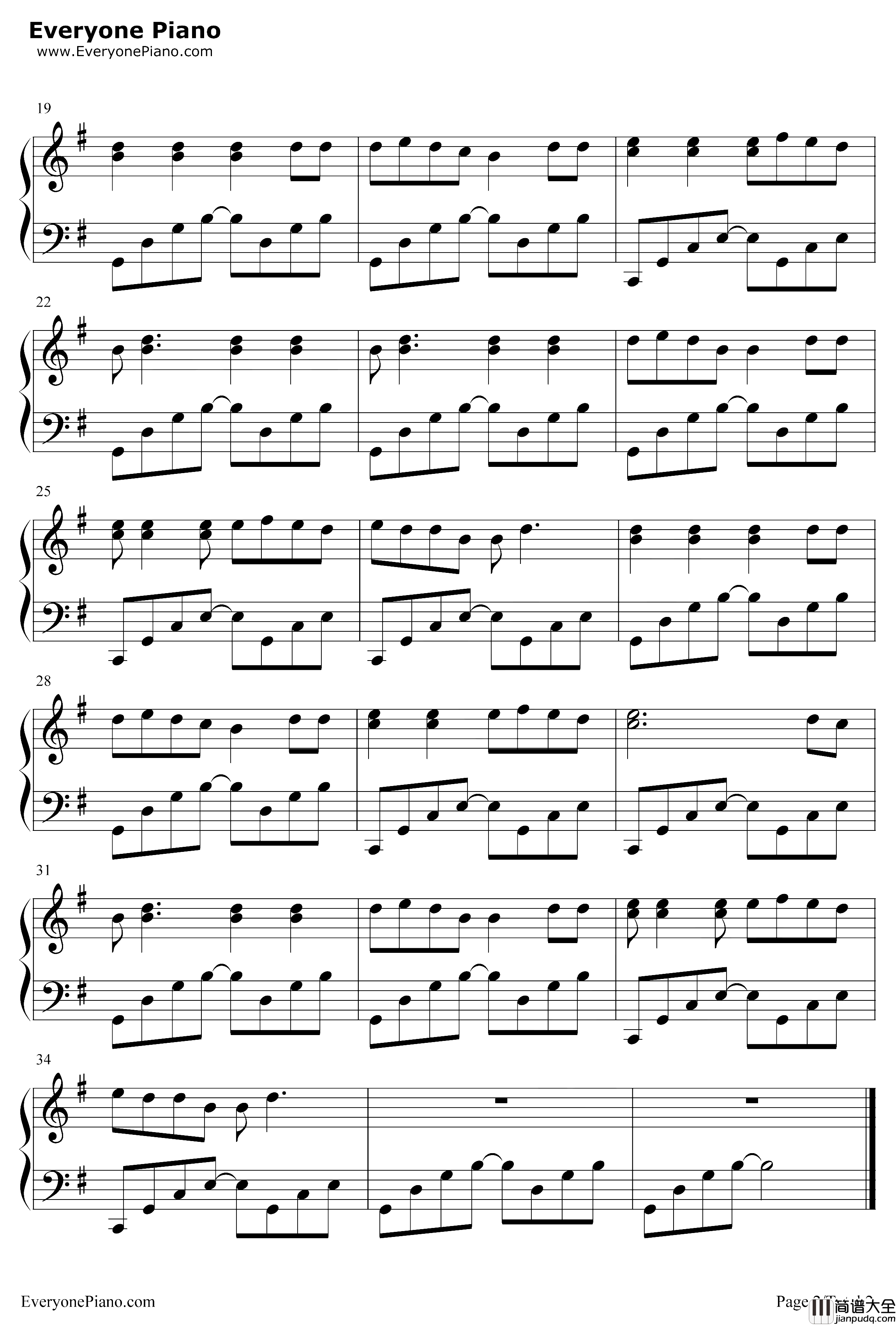 哪吒钢琴谱_GAI大痒痒_哪吒之魔童降世主题曲