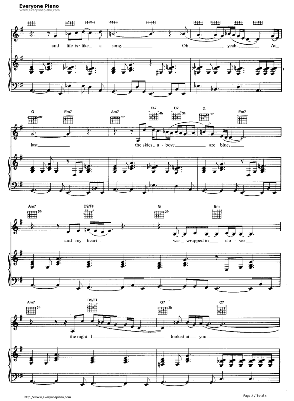At_Last钢琴谱_Etta_James