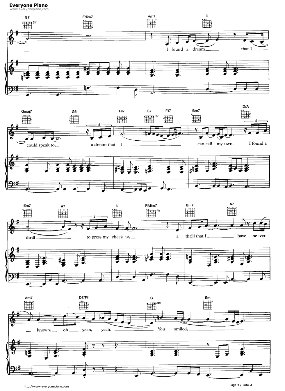 At_Last钢琴谱_Etta_James