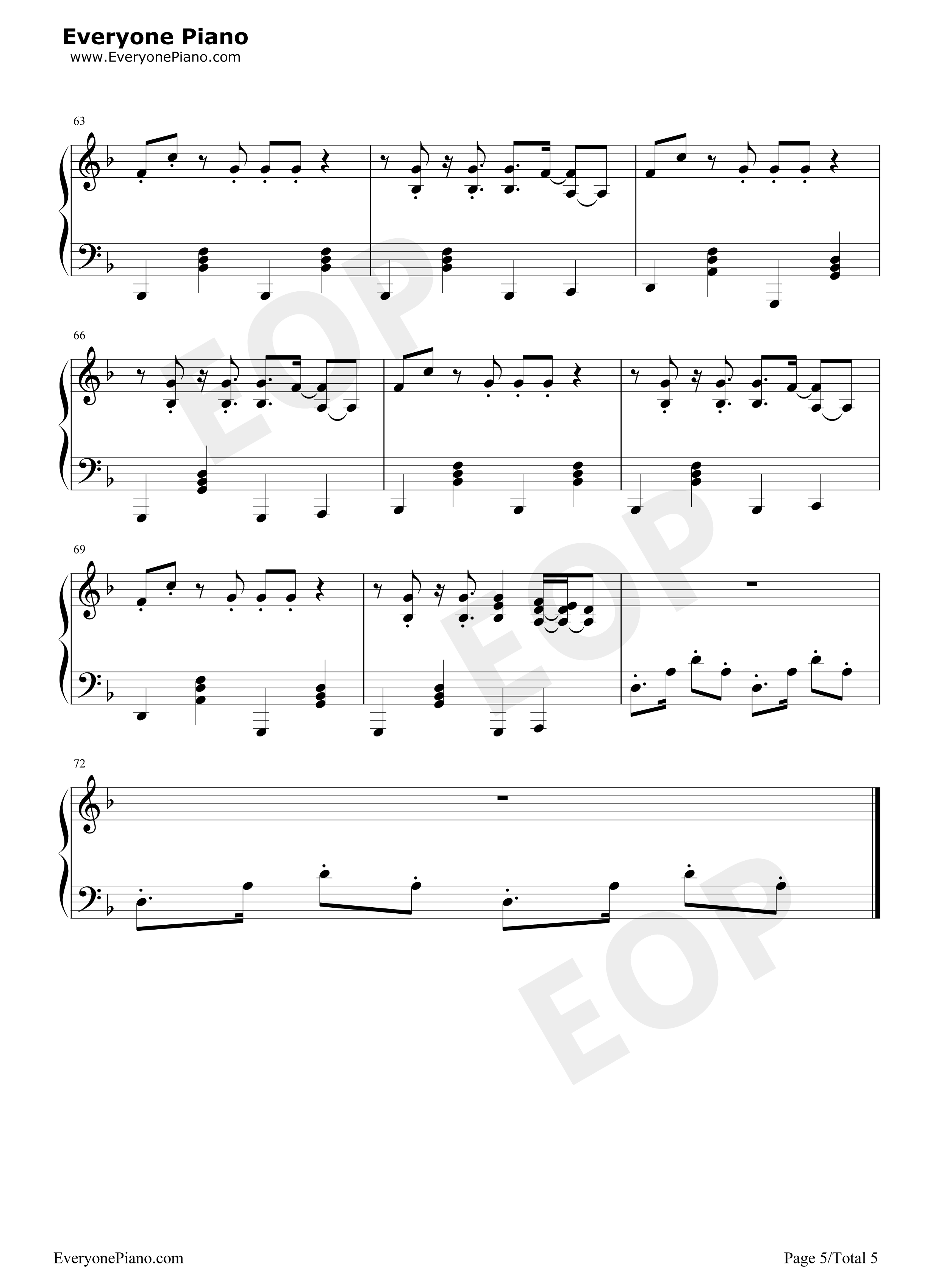 365钢琴谱_Zedd_Katy_Perry