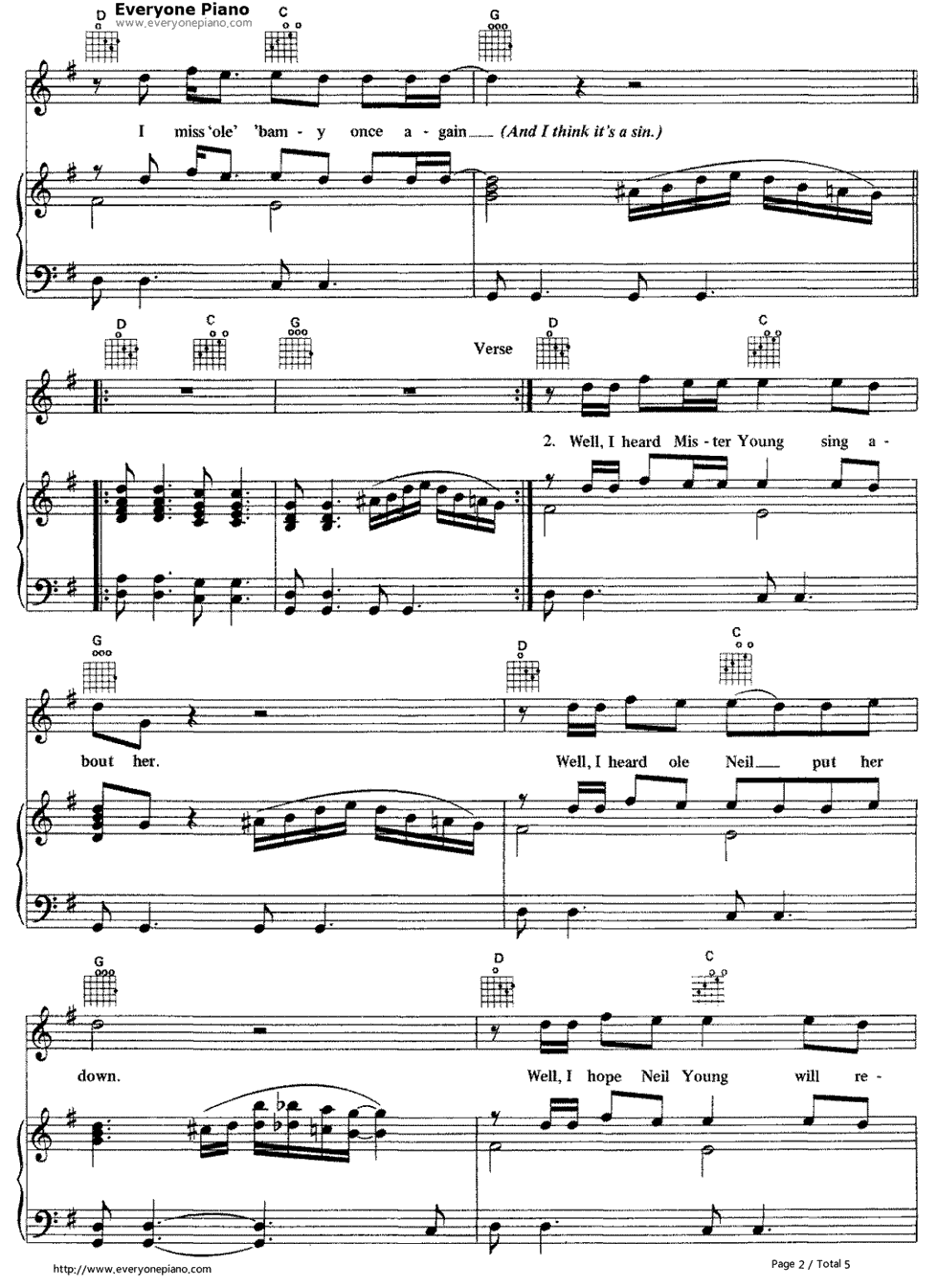 Sweet_Home_Alabama钢琴谱_Lynyrd_Skynyrd