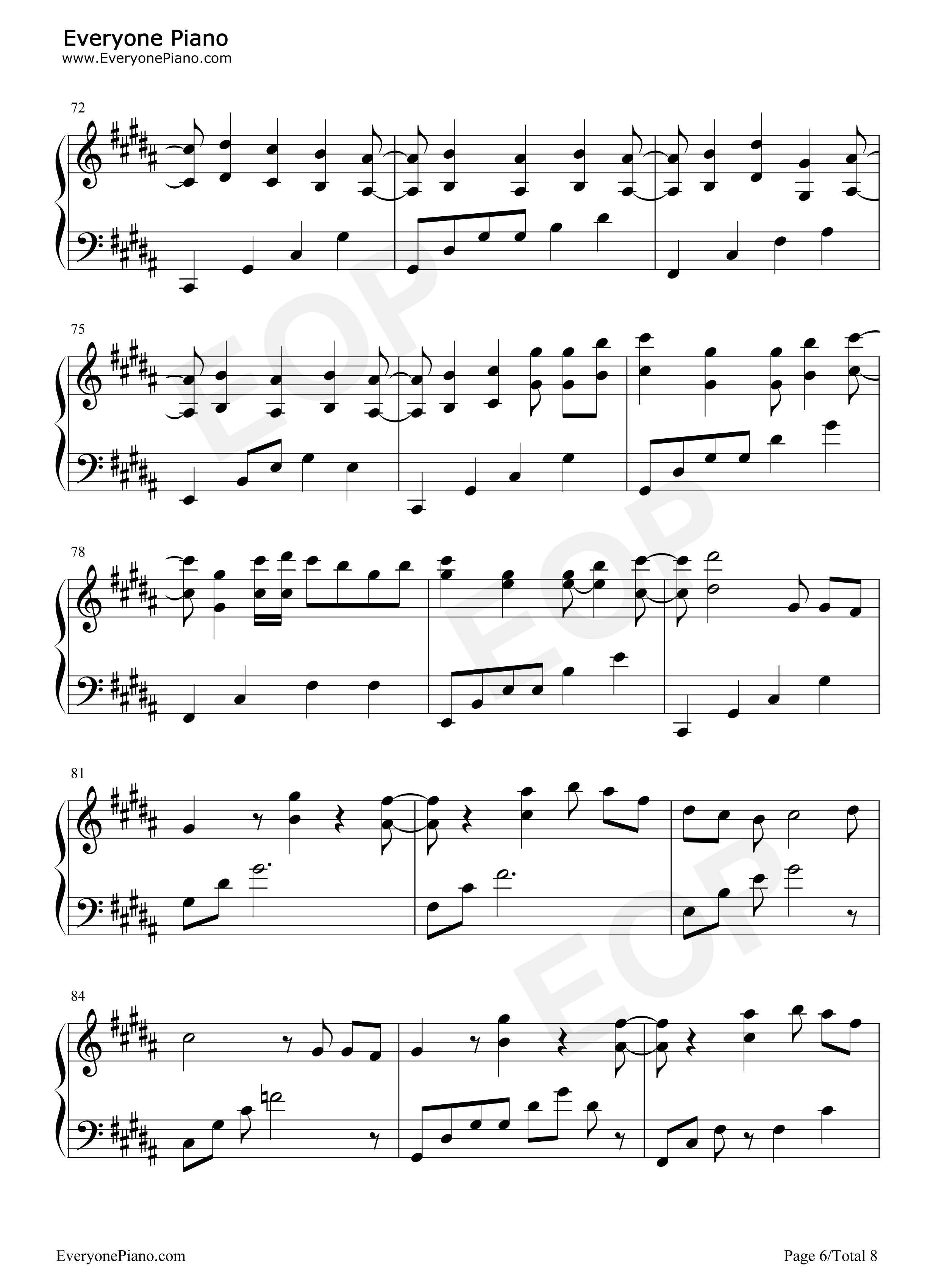 Lights钢琴谱_Ellie_Goulding