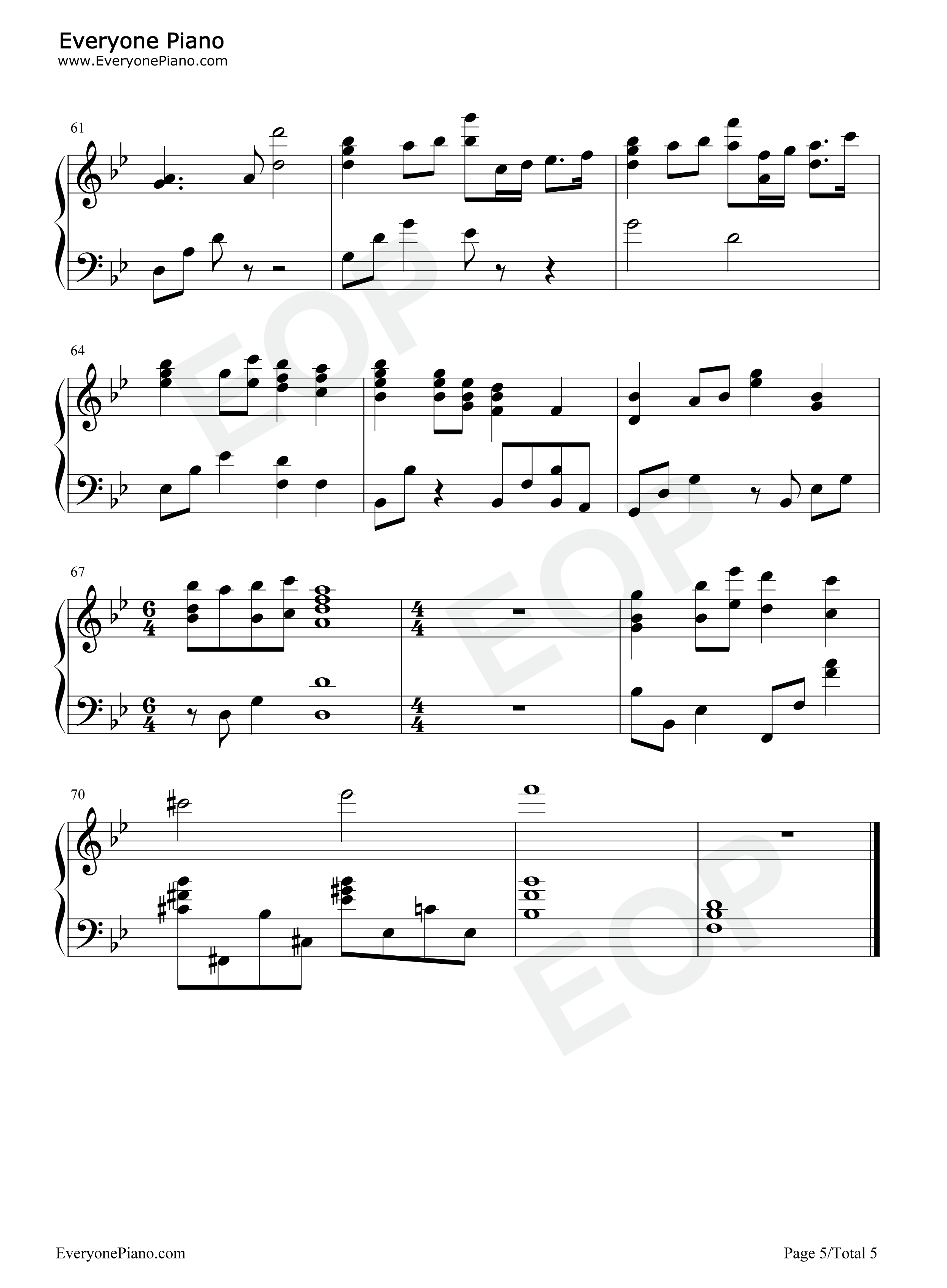 The_Prayer钢琴谱_Celine_Dion__Andrea_Bocelli