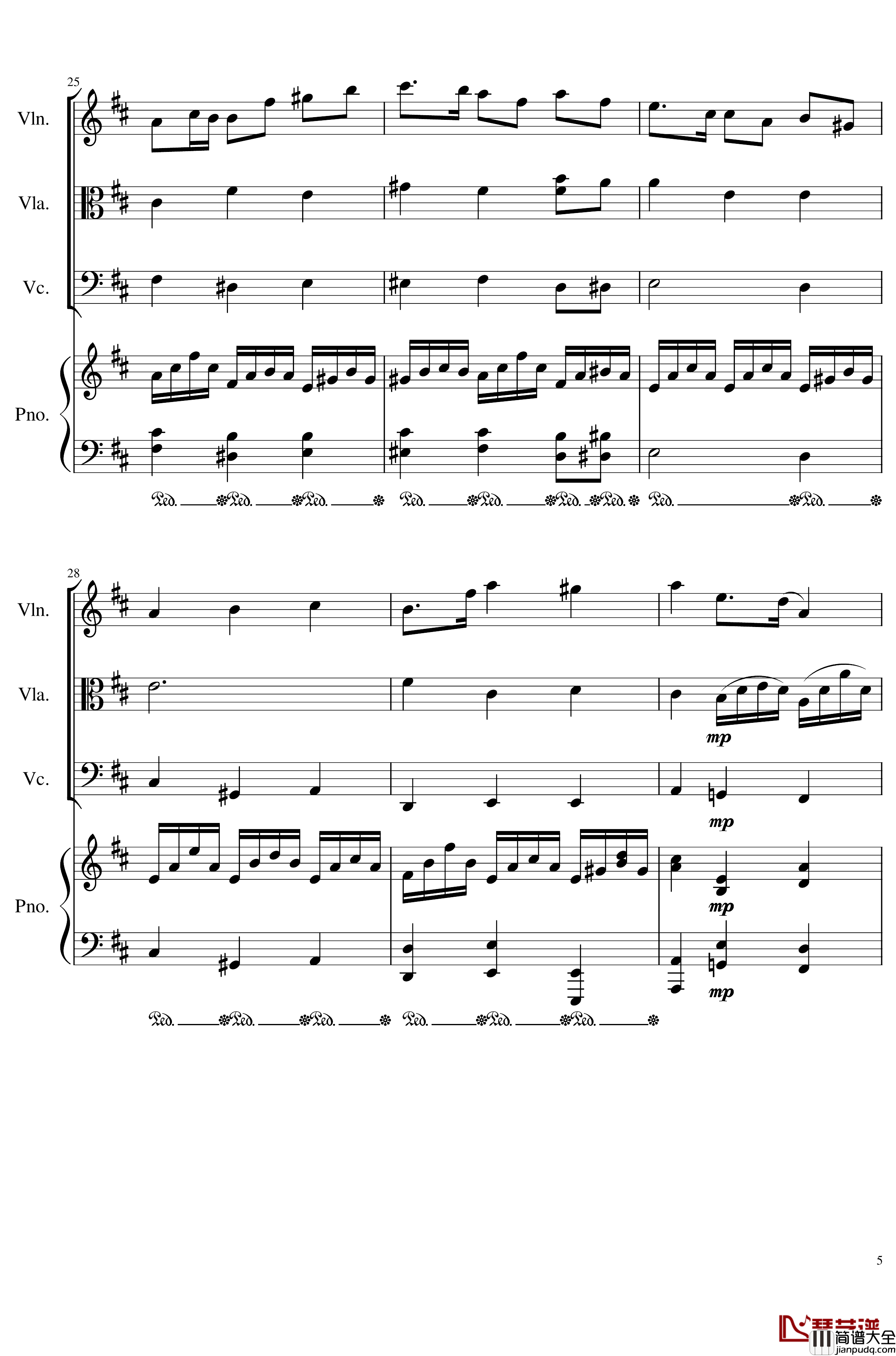 Autumn_Song_Op.111b钢琴谱_一个球
