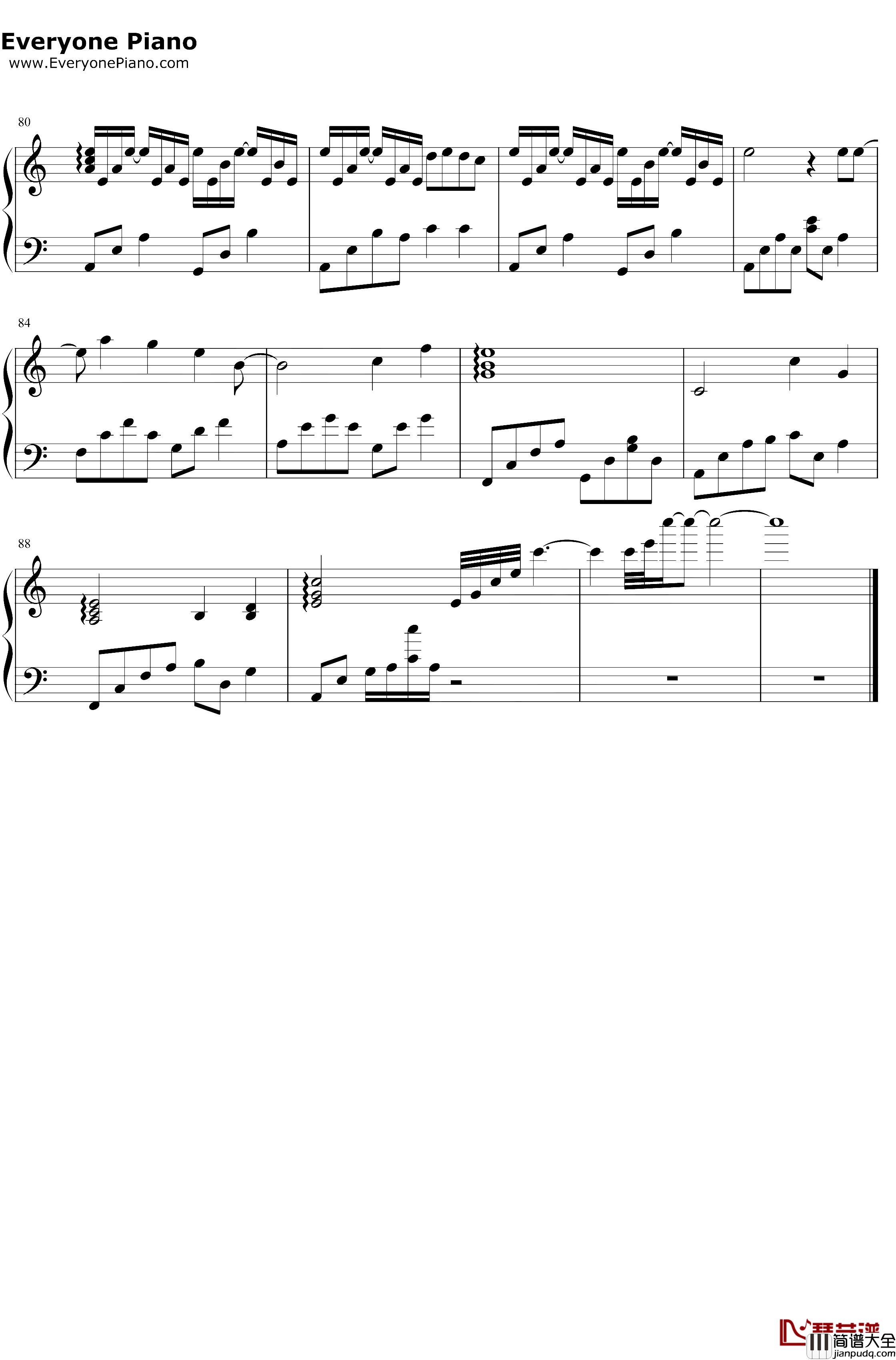撒野钢琴谱_欸_61_同名小说撒野同人歌曲