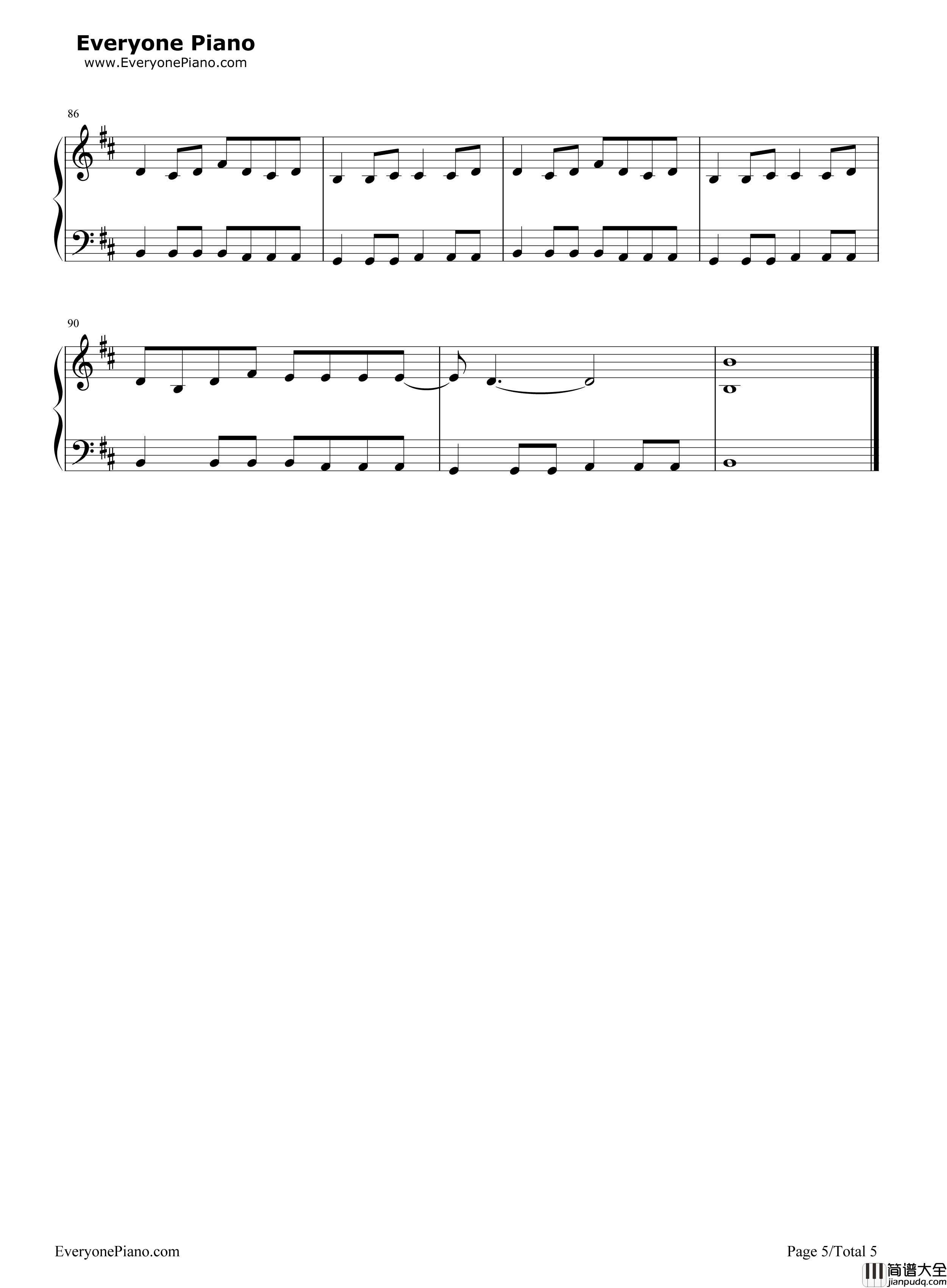 Something_Just_Like_This钢琴谱_The_Chainsmokers_Coldplay