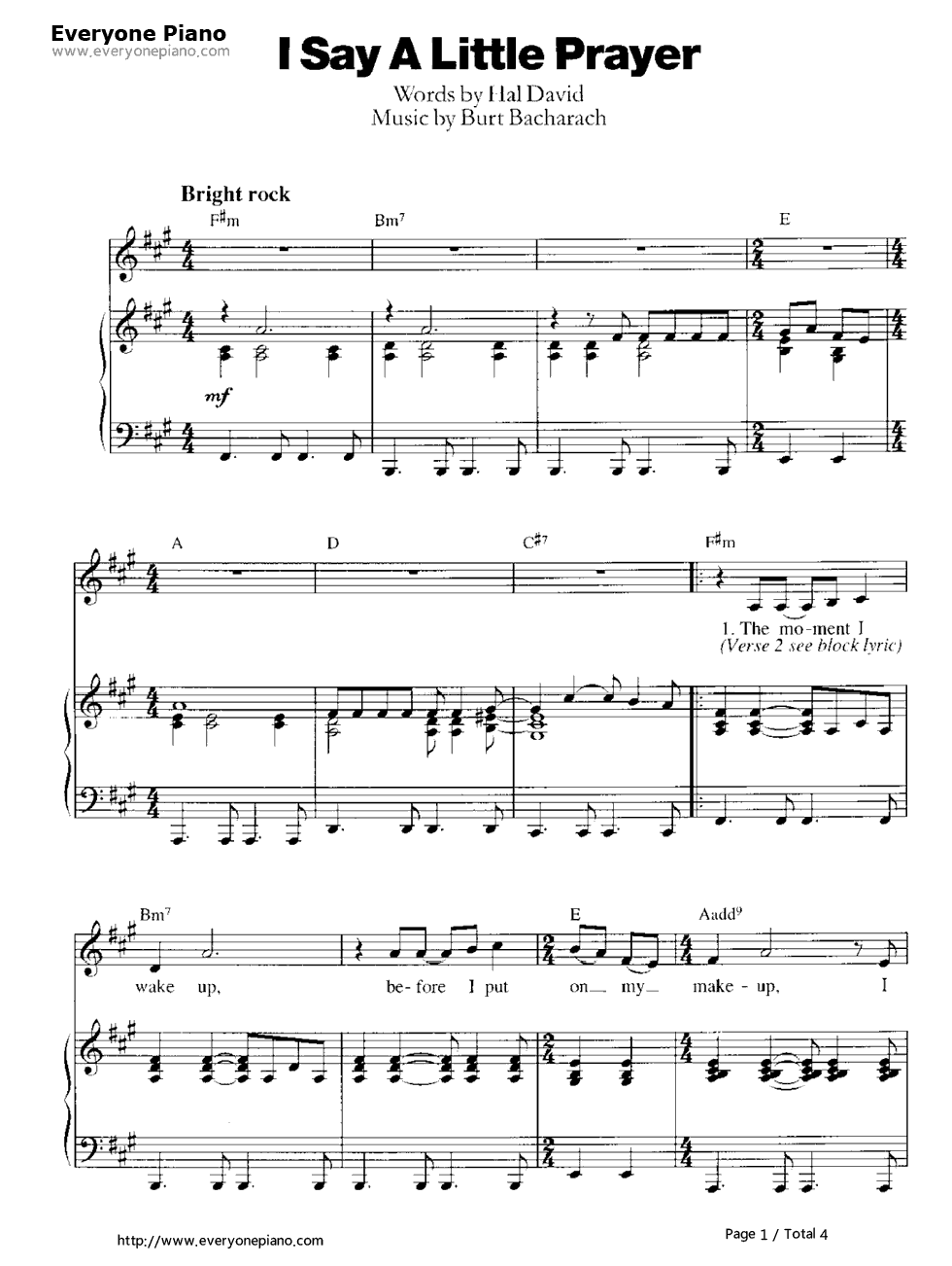 I_Say_a_Little_Prayer钢琴谱_Aretha_Franklin