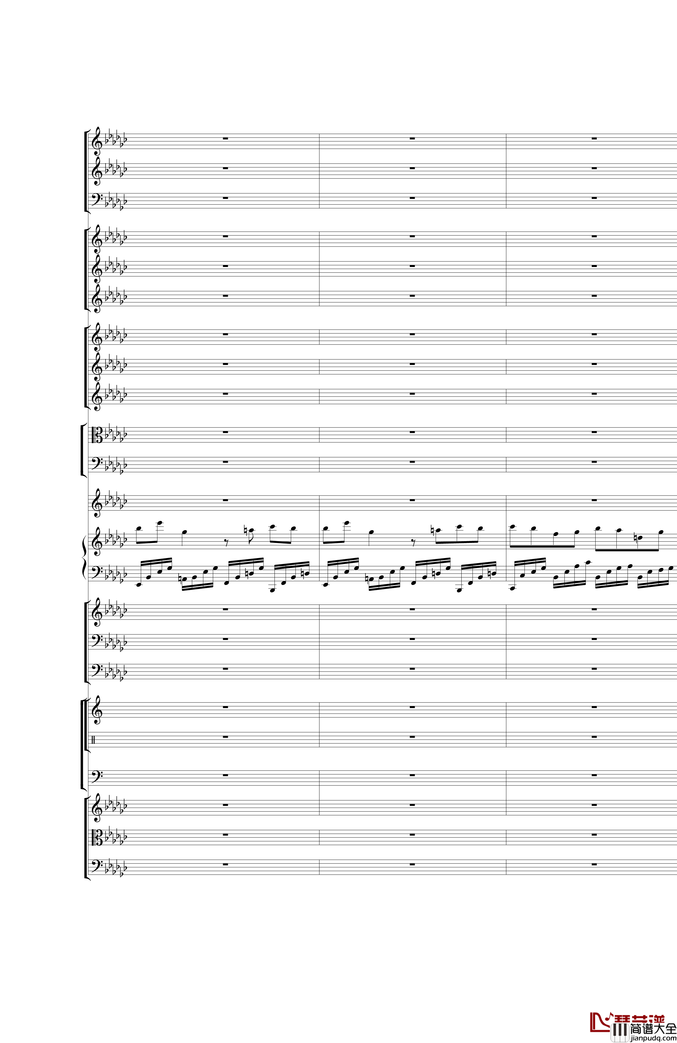 Piano_Concerto_No.3_in_E_Flat_minor钢琴谱_I.Moderto_热情而辉煌