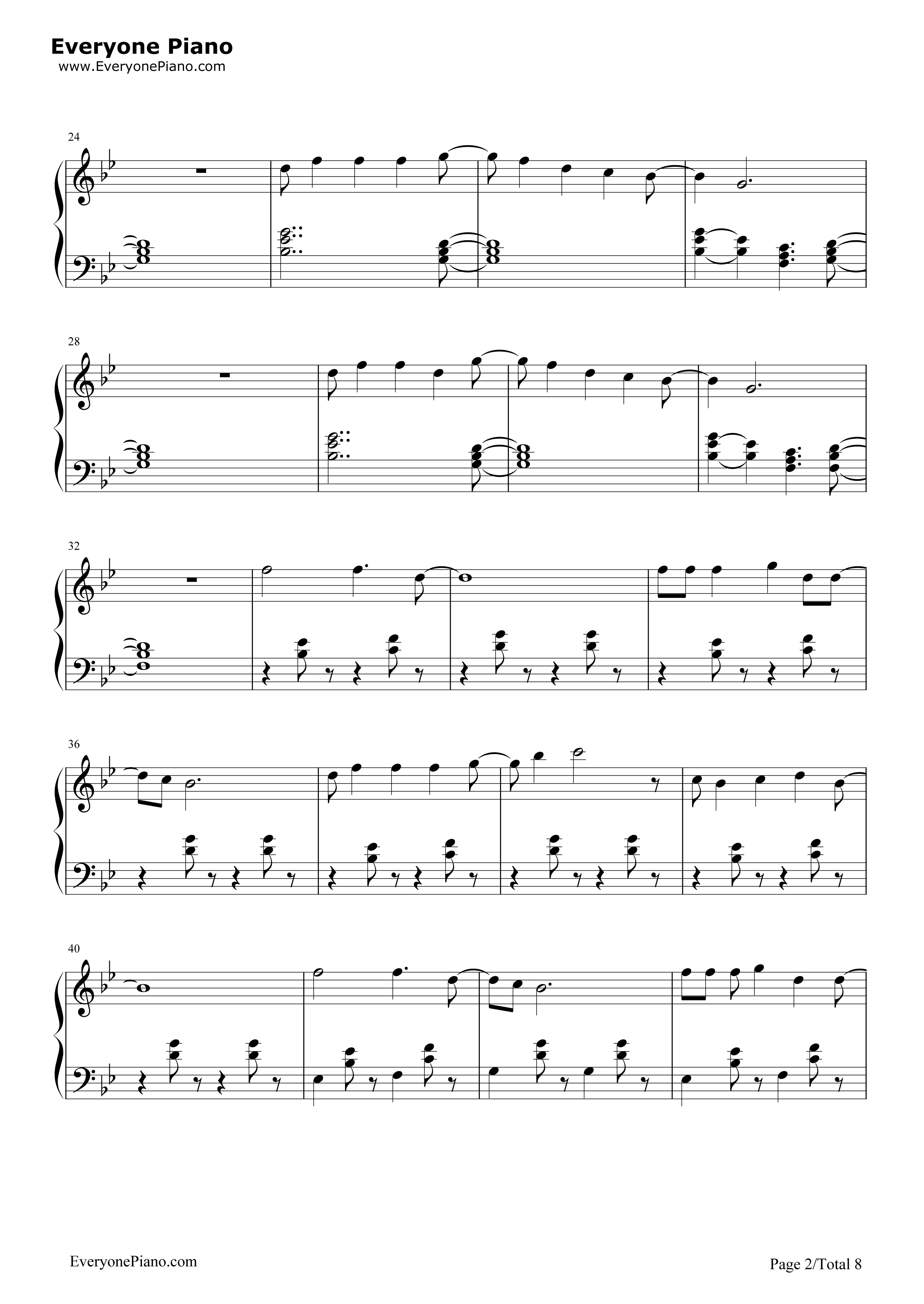 Write_On_Me钢琴谱_Fifth_Harmony