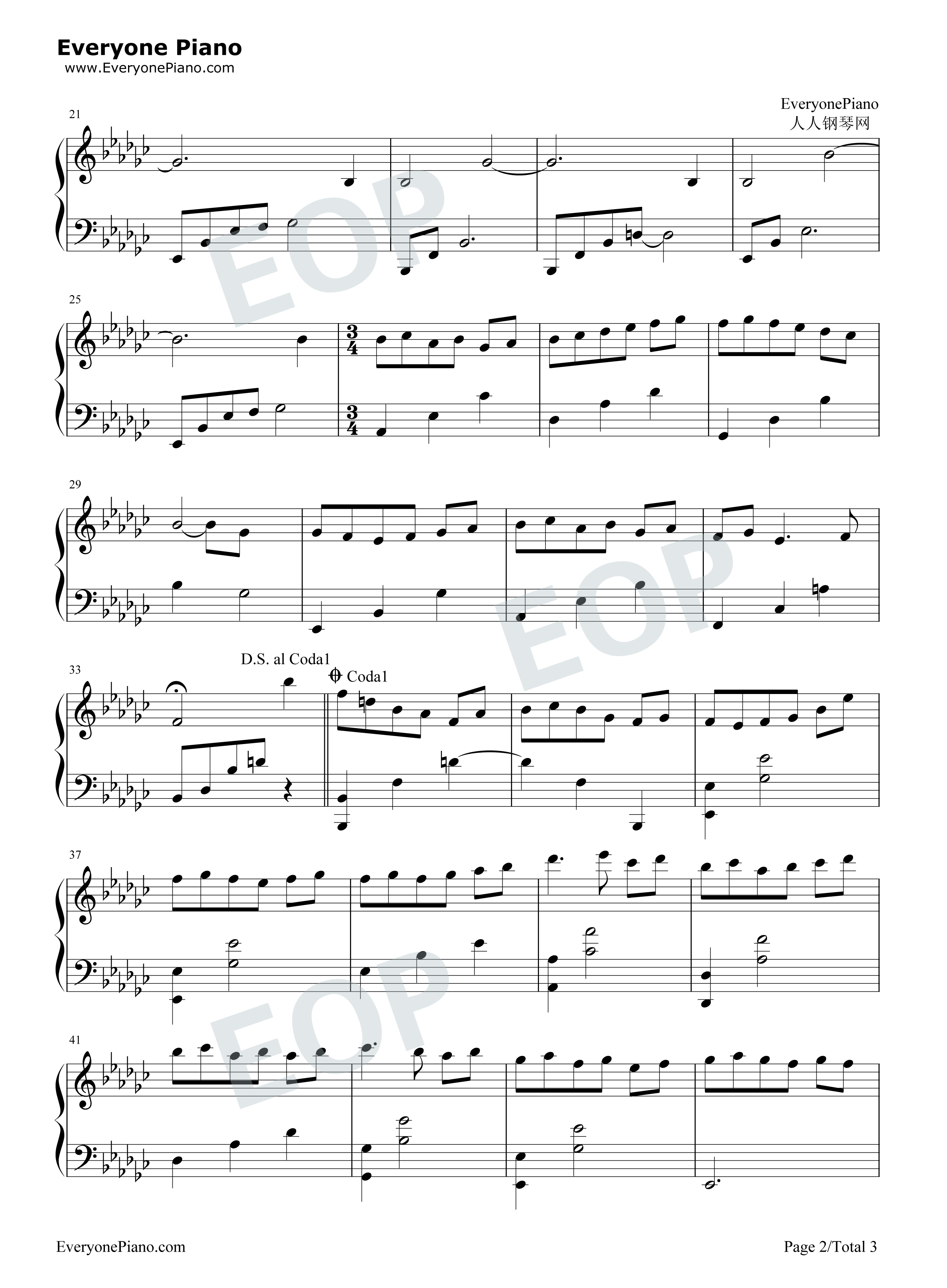 Beethoven's_Silence钢琴谱_Ernesto_Cortazar