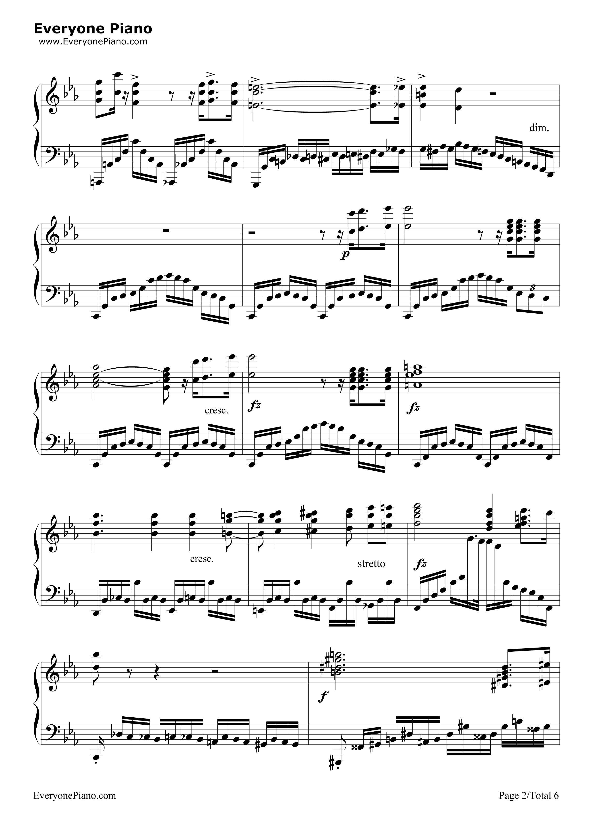 革命练习曲钢琴谱_肖邦