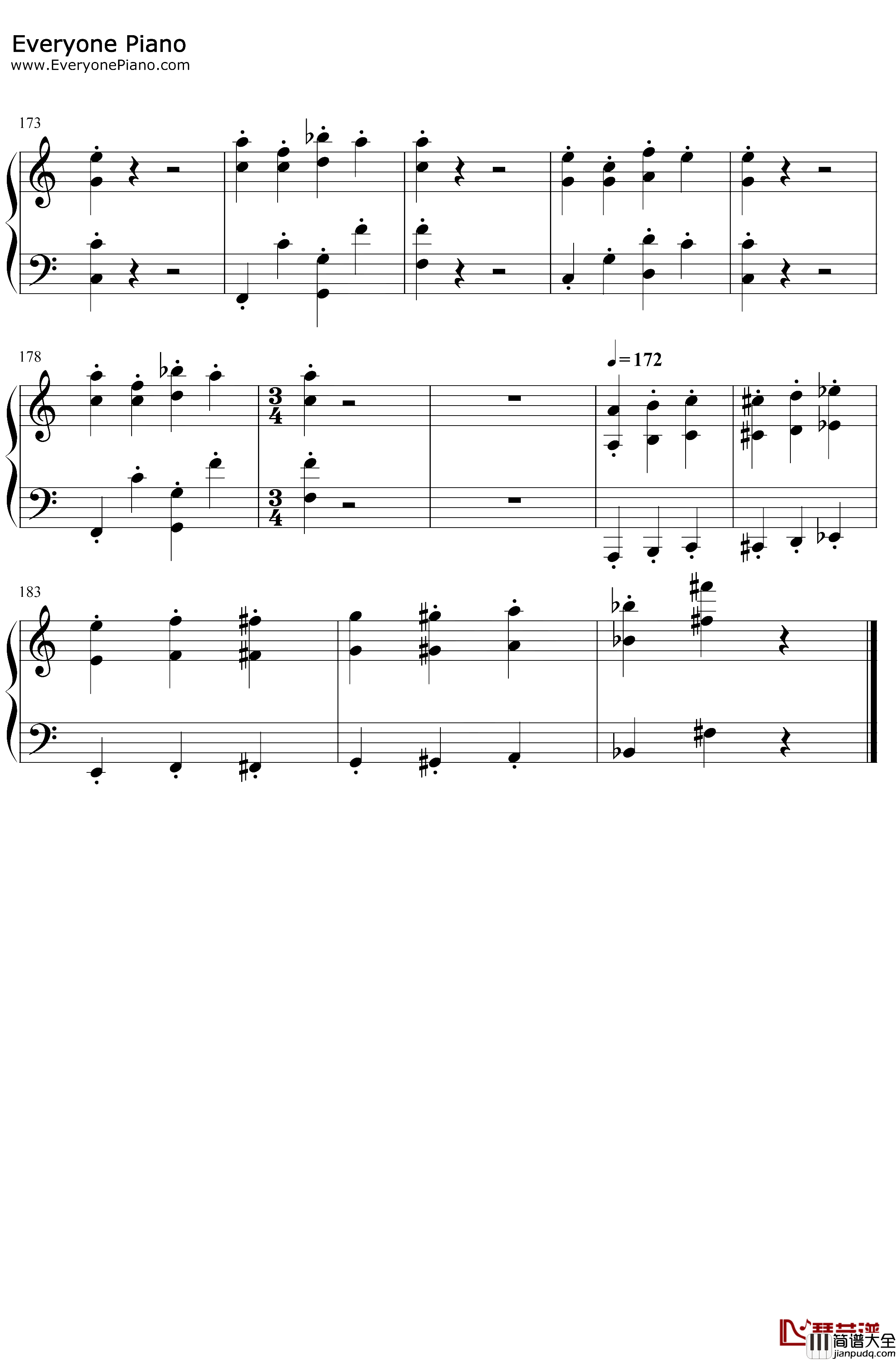 御宅访问钢琴谱_RADWIMPS_御宅訪問_天气之子OST