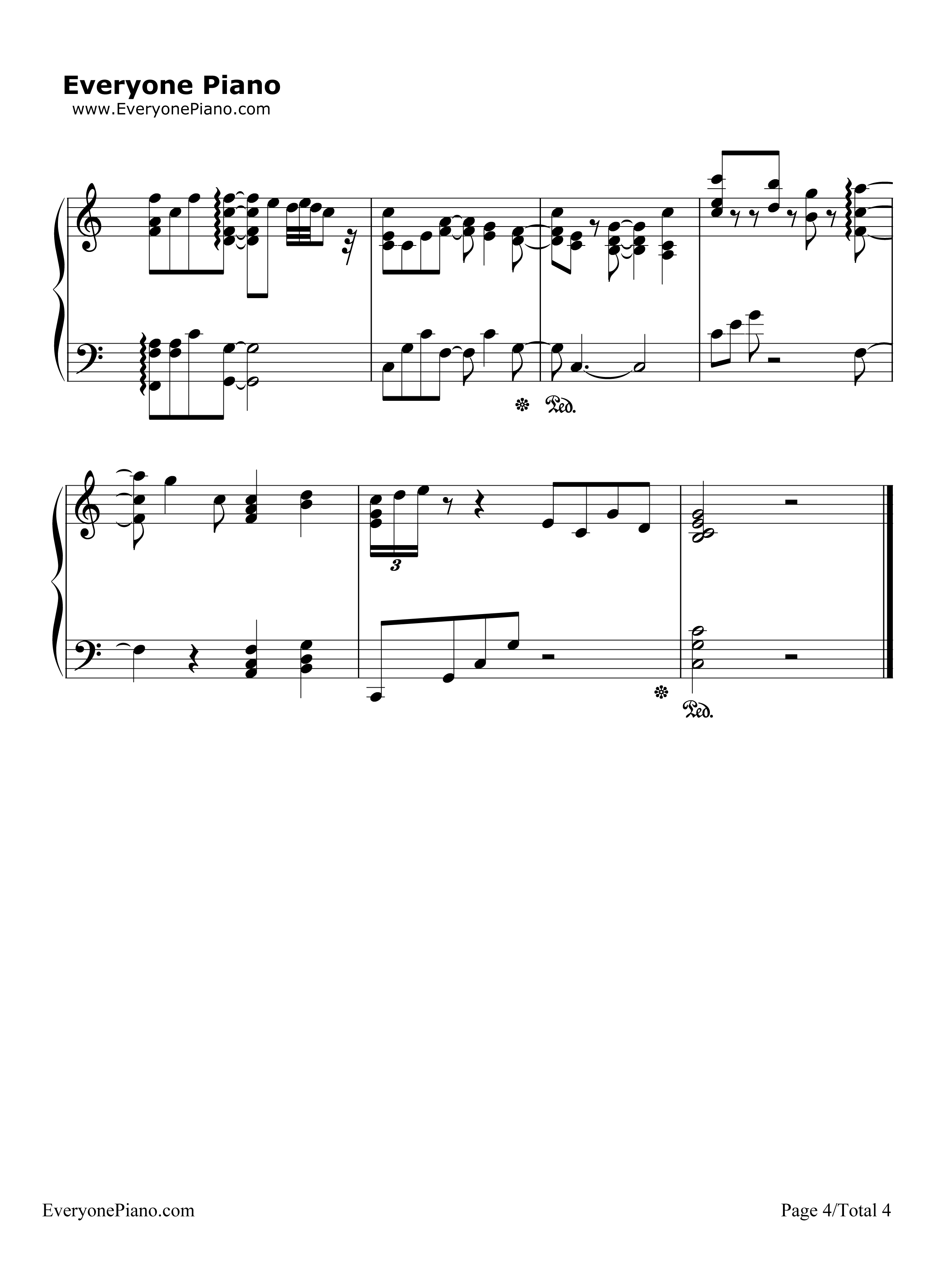 Serenity钢琴谱_Robert_Haig_Coxon
