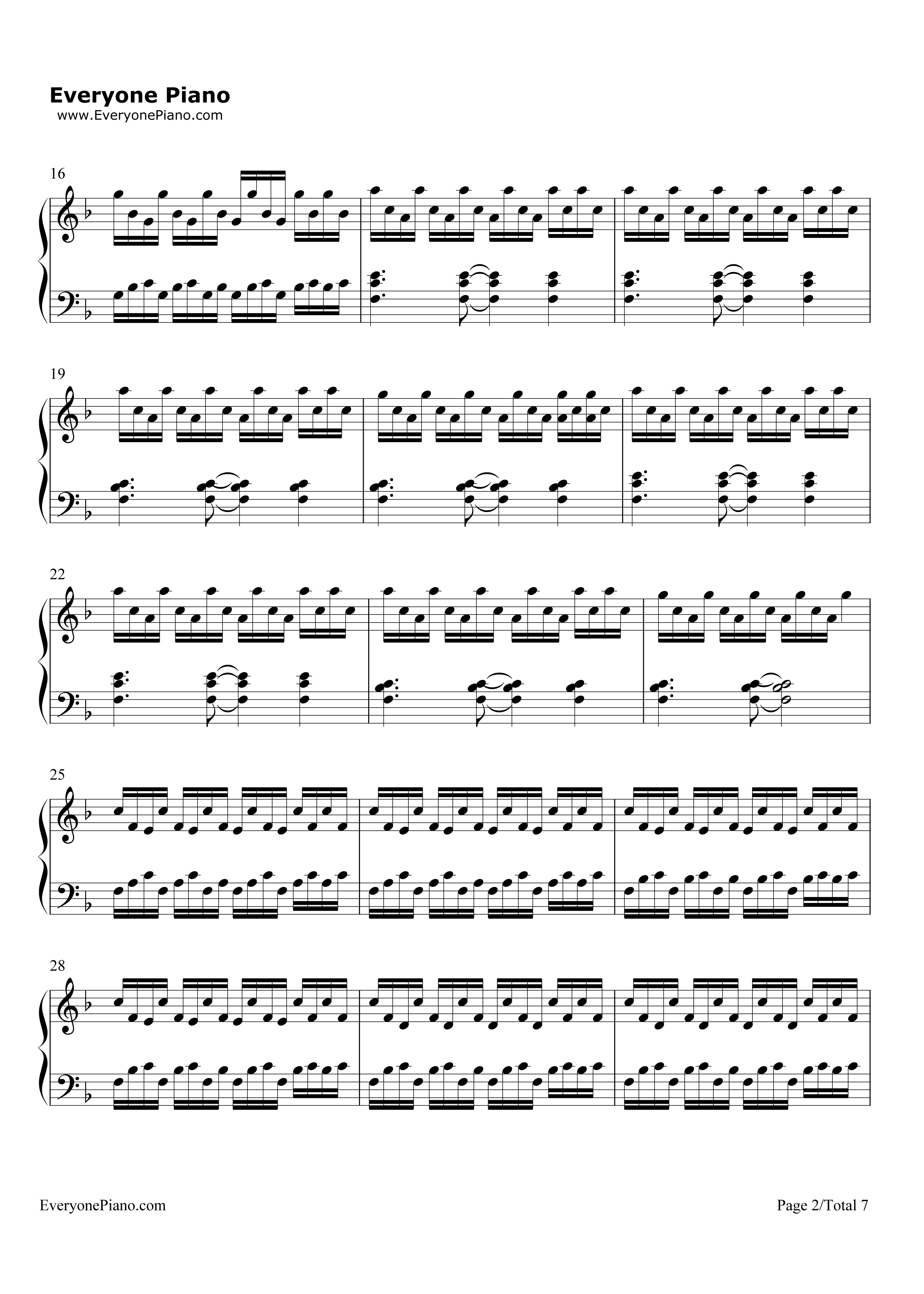 The_Sunbeams..._They_Scatter钢琴谱_Yiruma