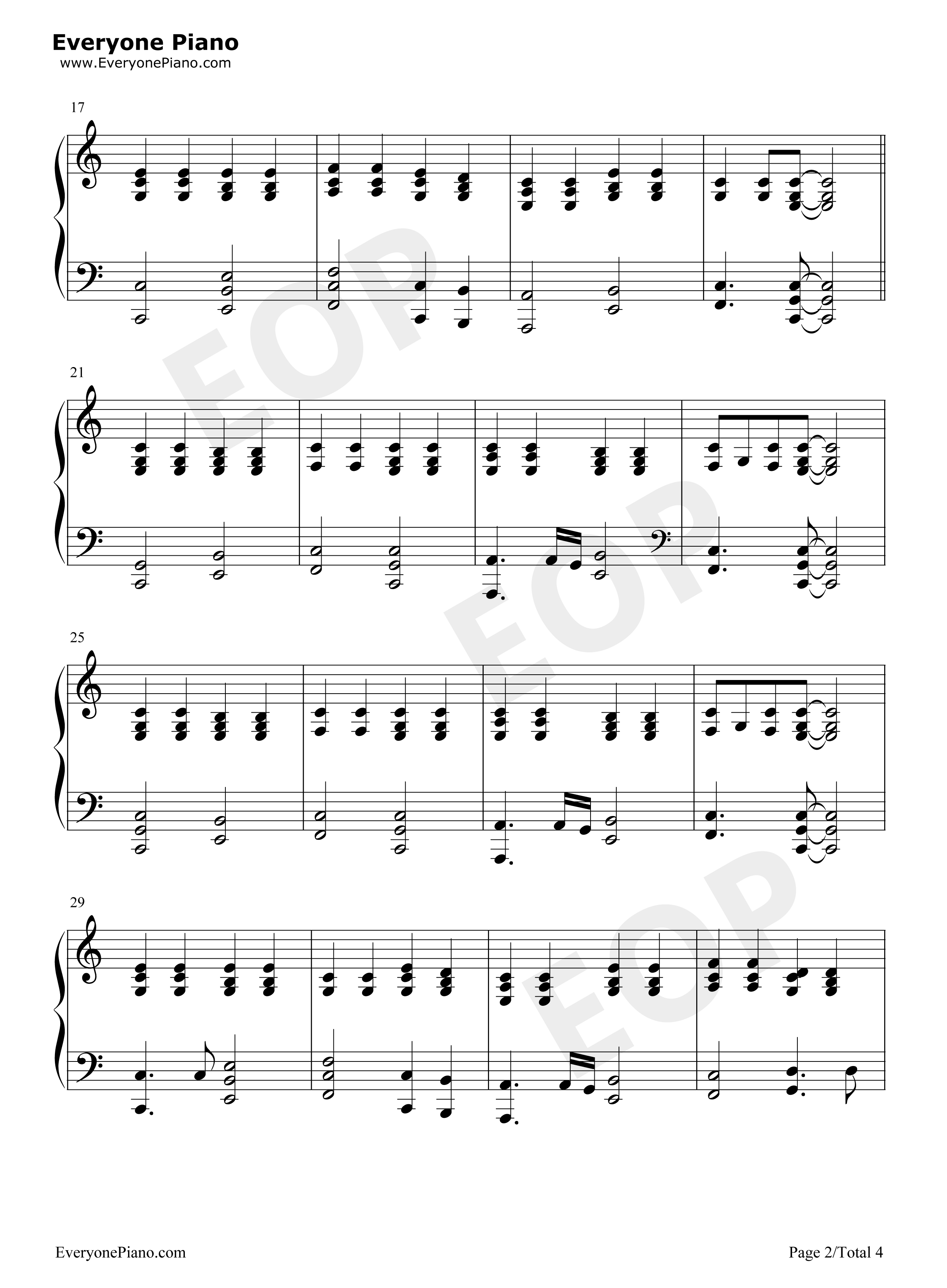 All_This_Time伴奏钢琴谱_OneRepublic