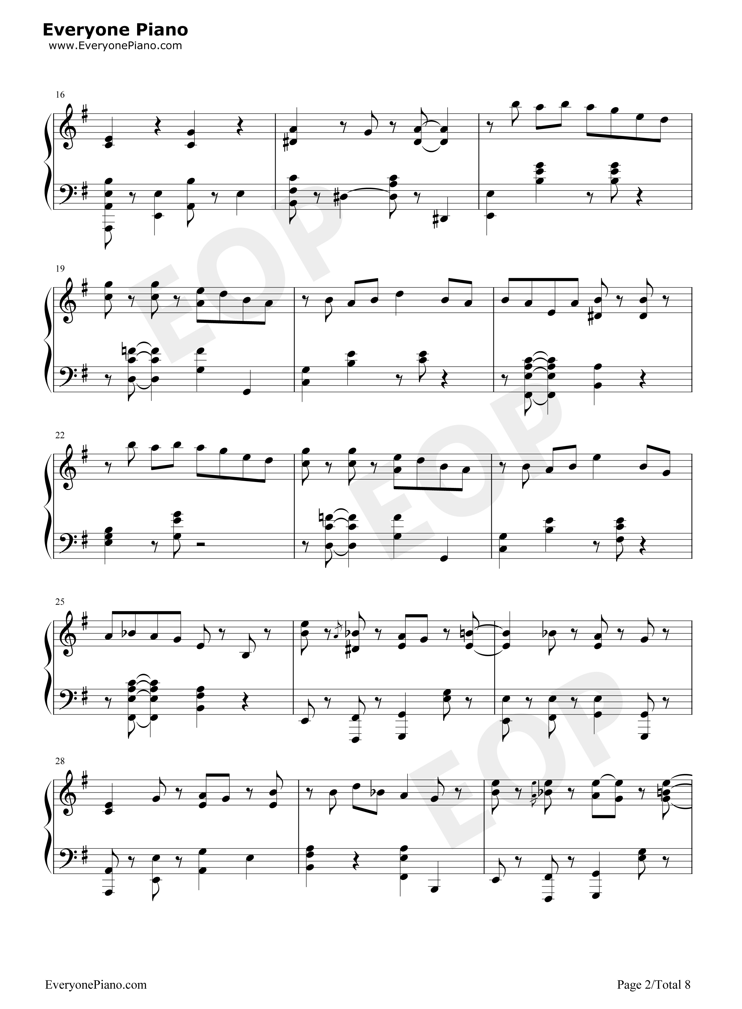 GIN_TONIC_~オヤジ~钢琴谱_大岳香子