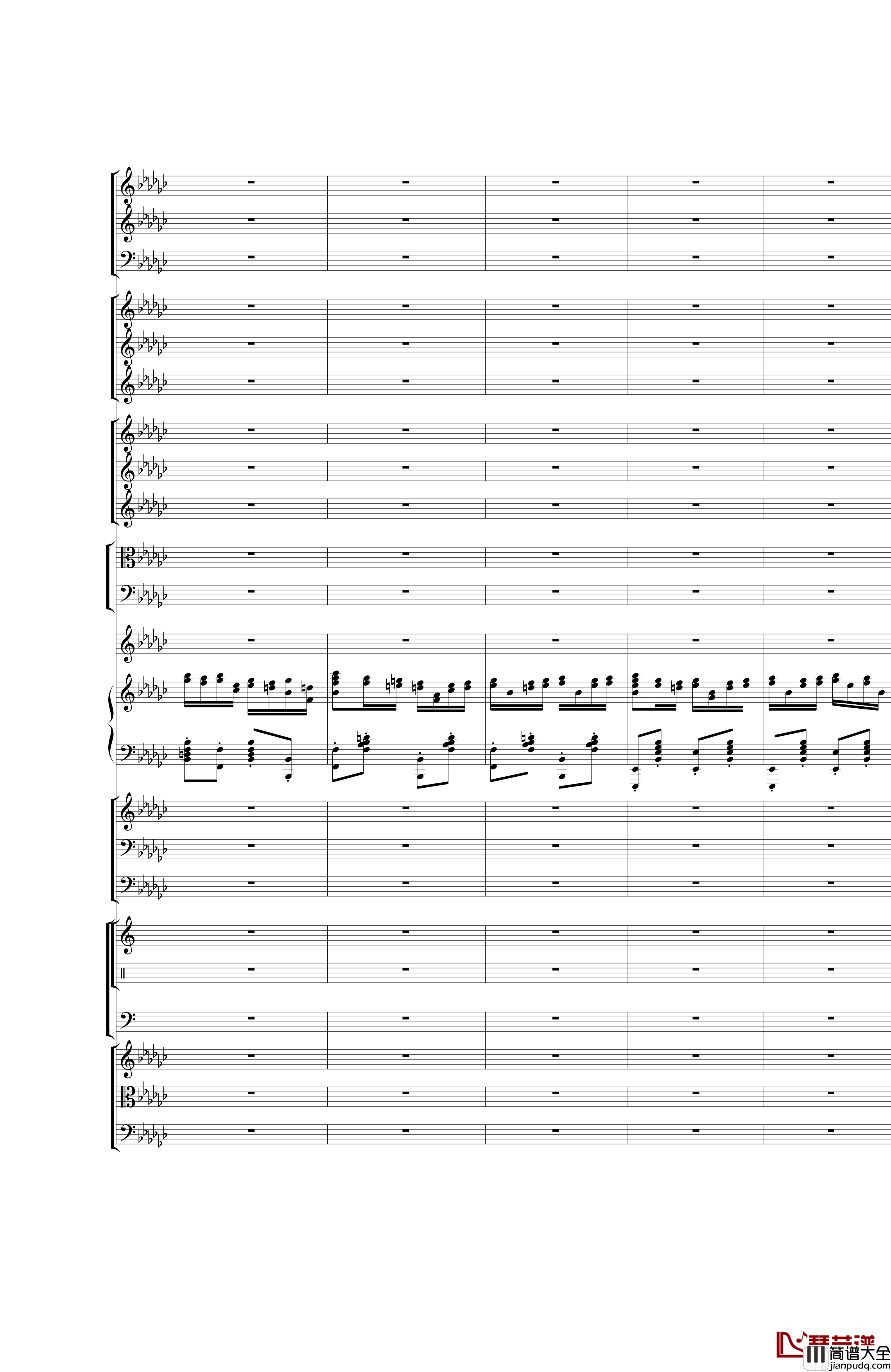 Piano_Concerto_No.3_in_E_Flat_minor钢琴谱_I.Moderto_热情而辉煌