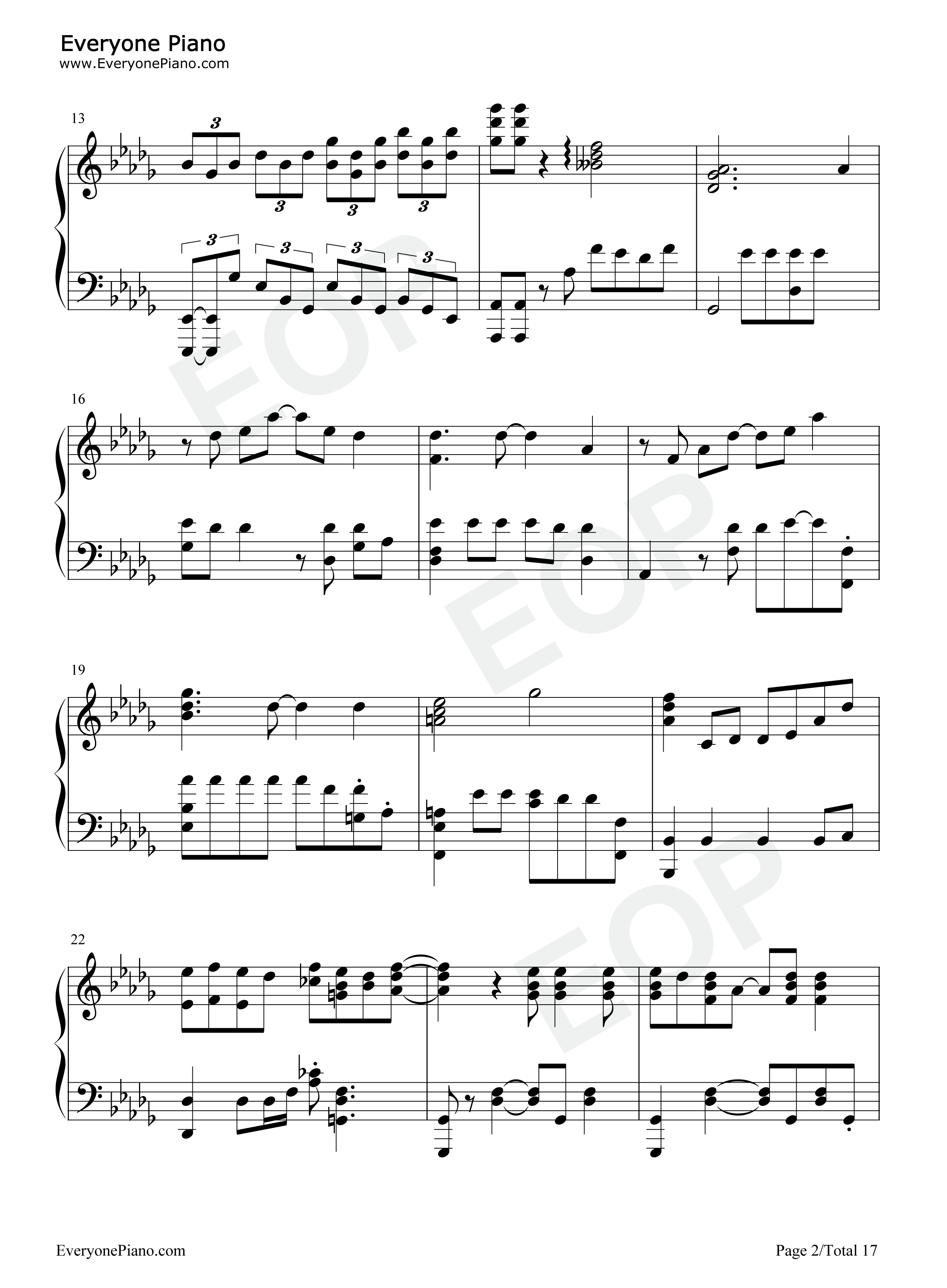 ケアレス钢琴谱_ClariS