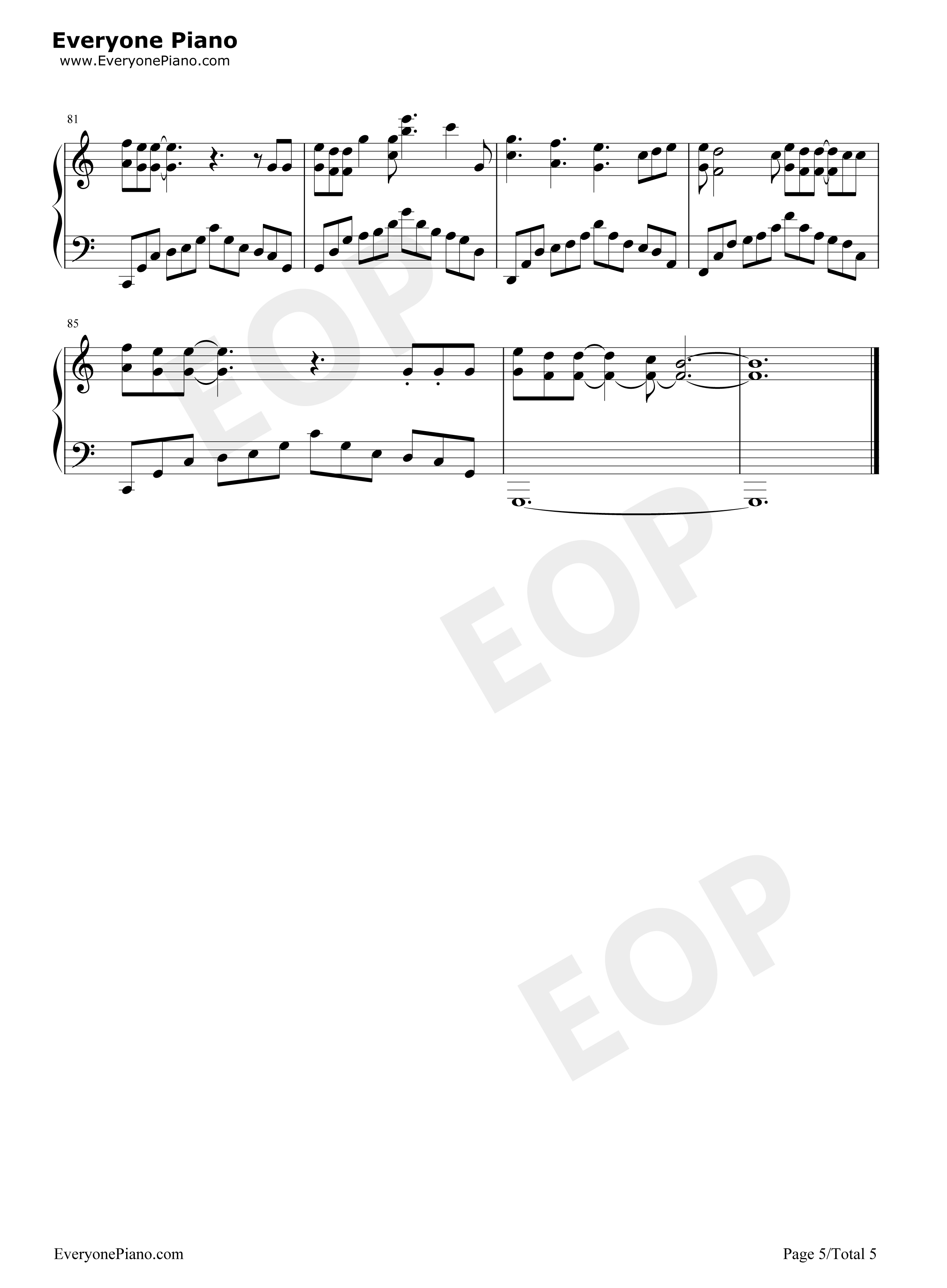 Flux钢琴谱_Ellie_Goulding