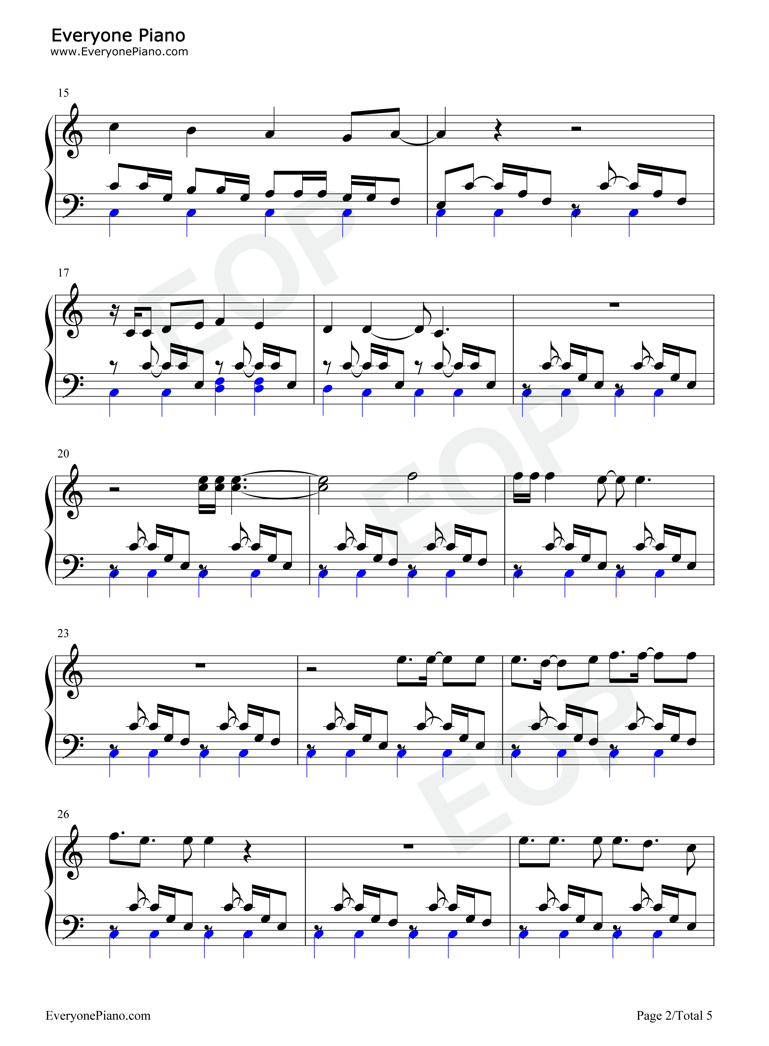 Home钢琴谱_Phillip_Phillips