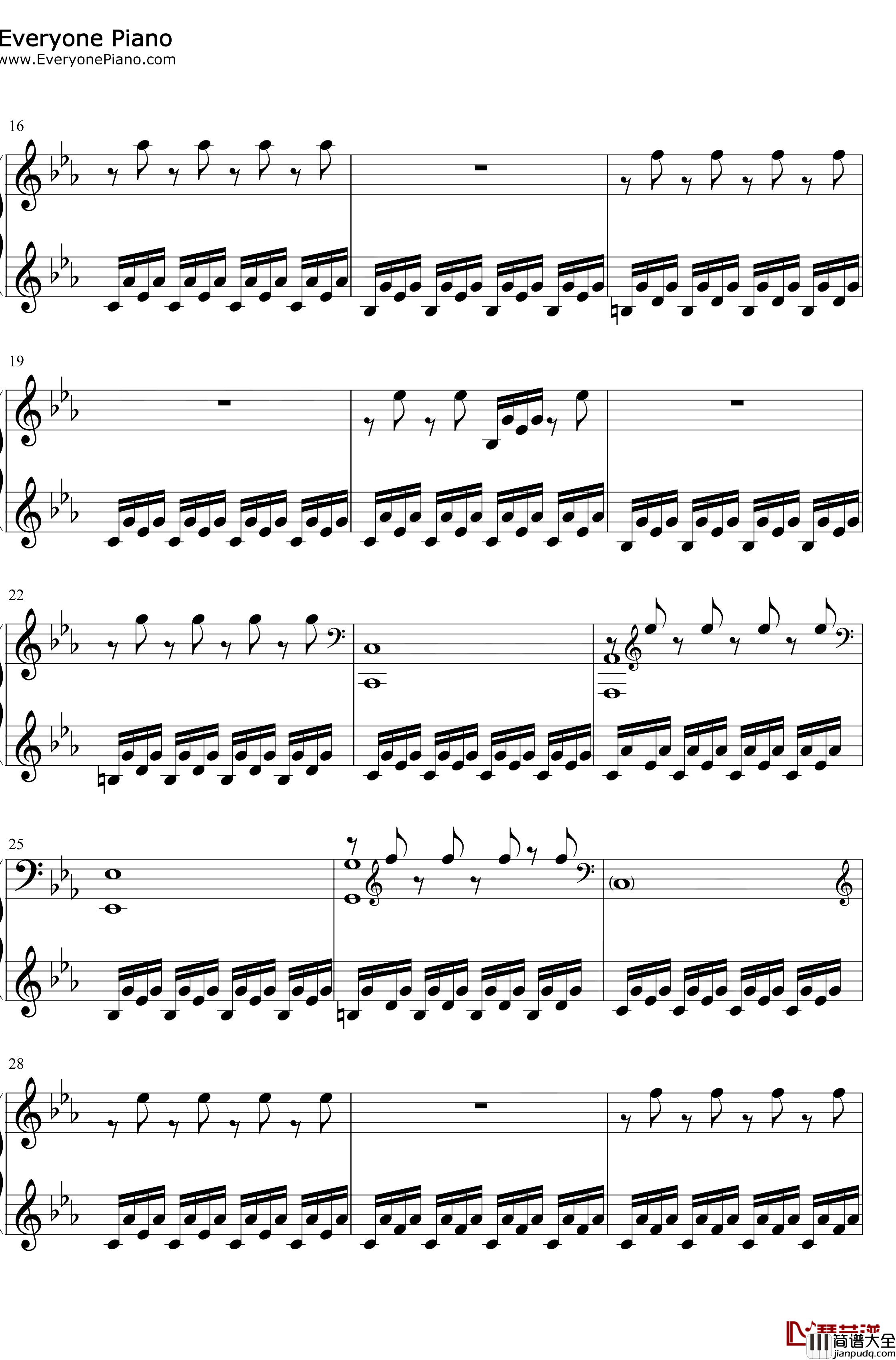 The_Twins钢琴谱_MaxRichter