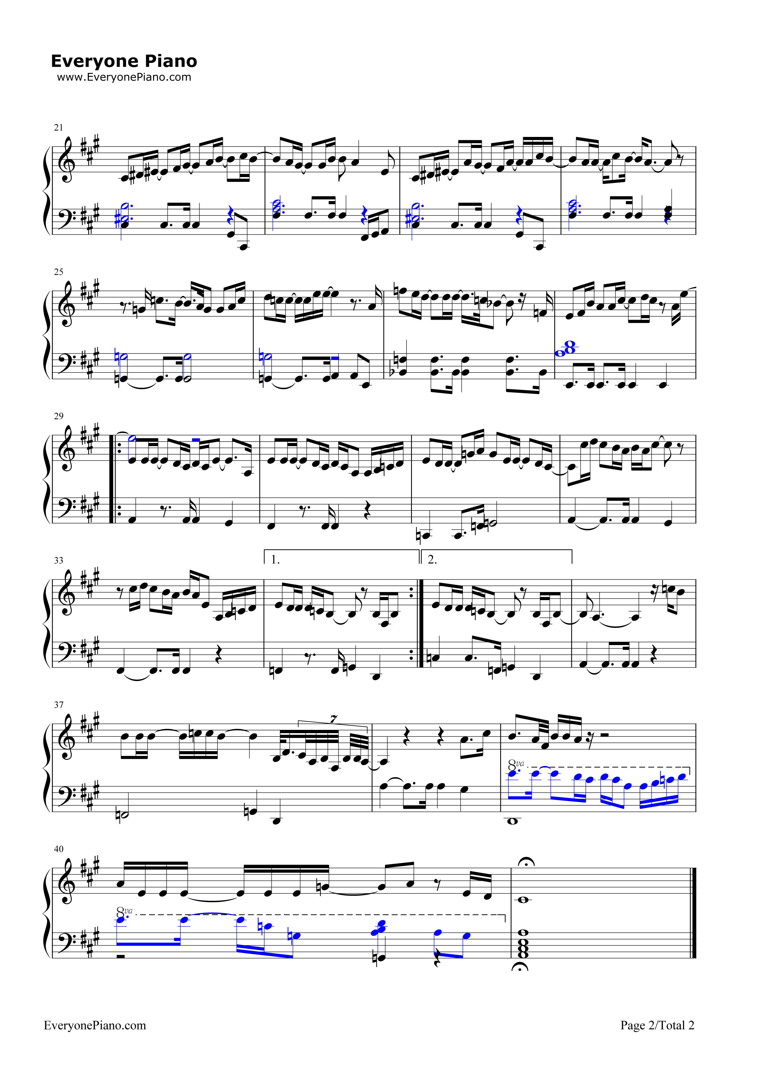 Butterfly钢琴谱_Mariah_Carey