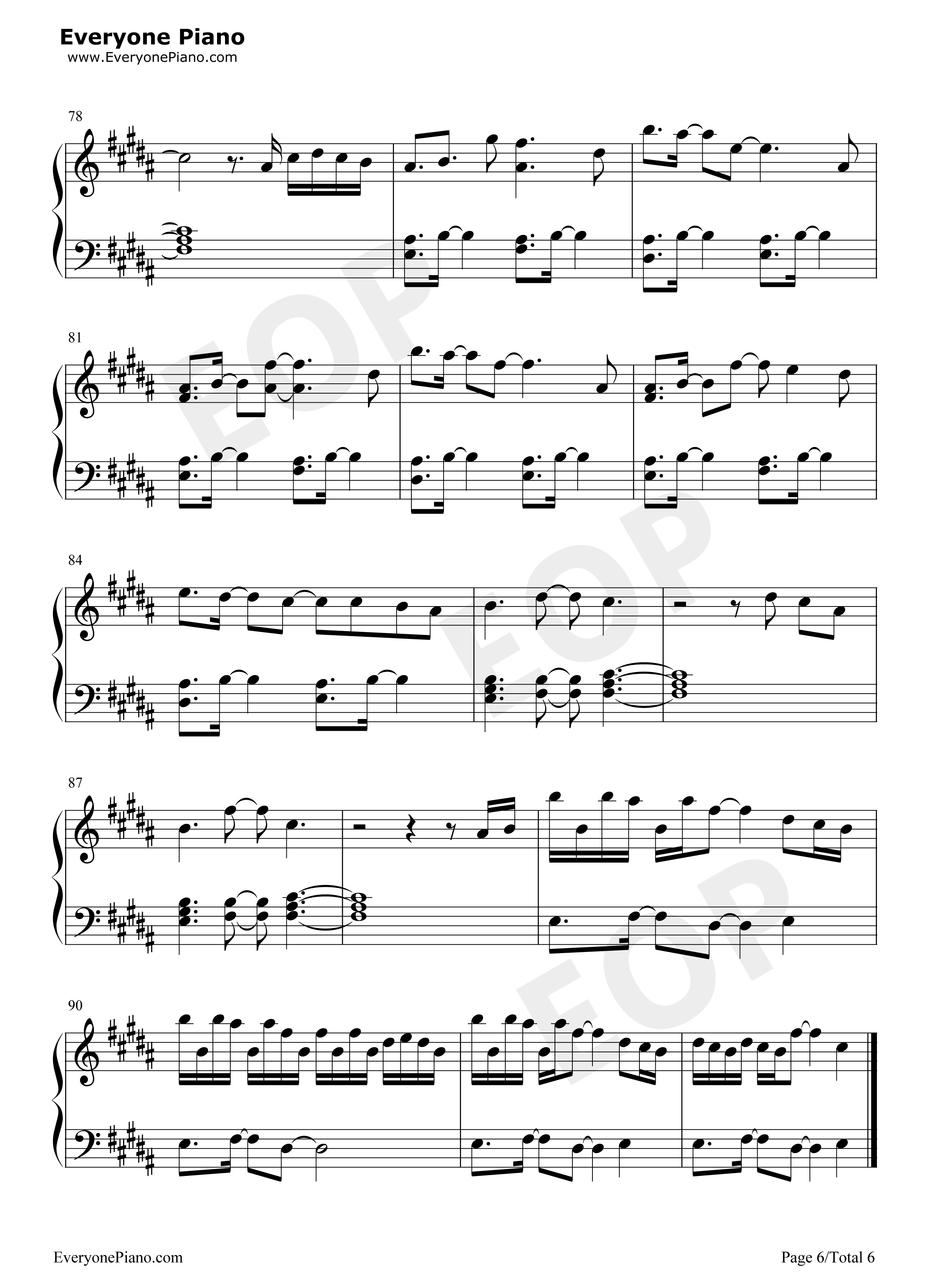 A_Thousand_Miles钢琴谱_Vanessa_Carlton