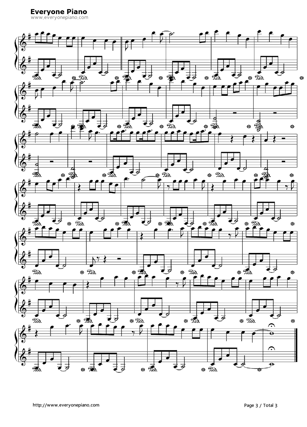 Speak_Now钢琴谱_Taylor_Swift　_泰勒·斯威夫特