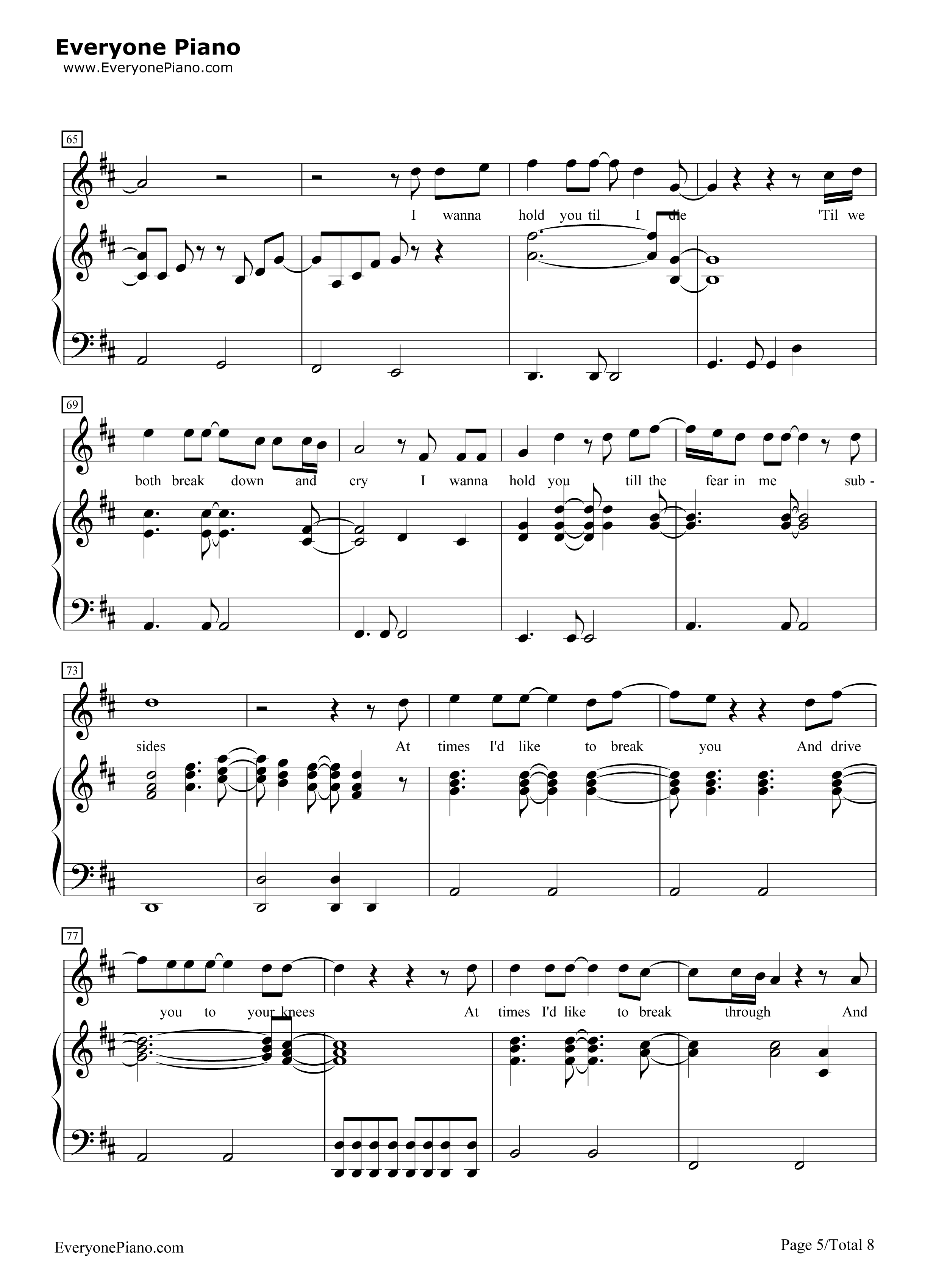 Sometimes_When_We_Touch钢琴谱_Dan_Hill