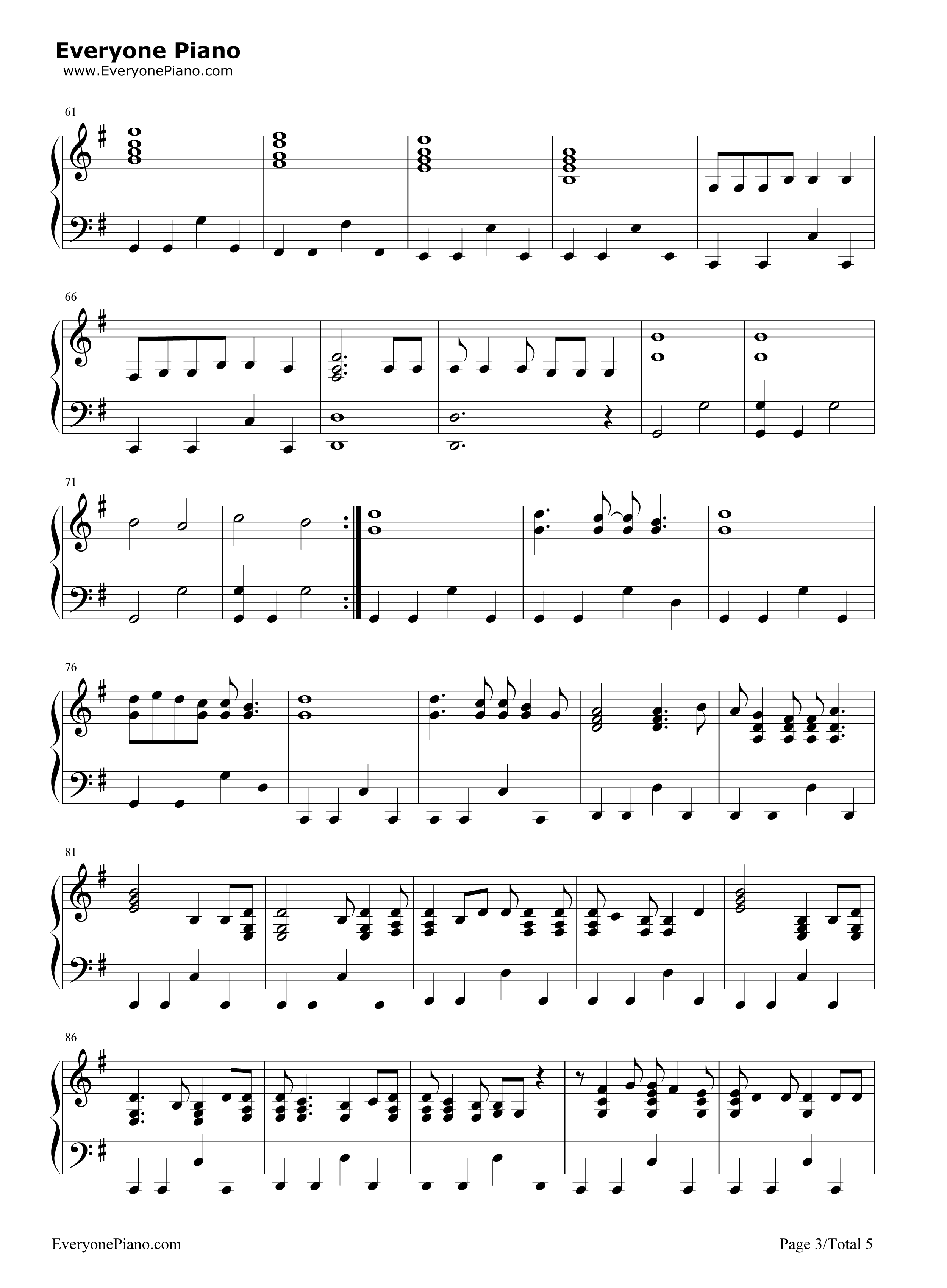 Begin_Again钢琴谱_Taylor_Swift