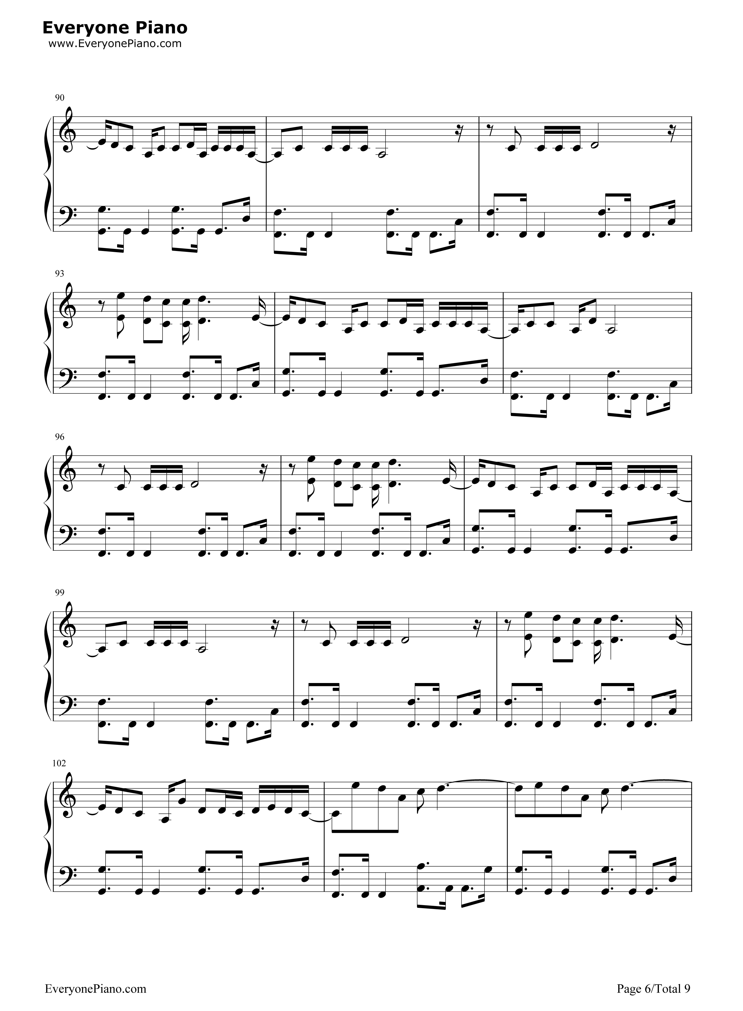 Somebody_Else钢琴谱_The_1975