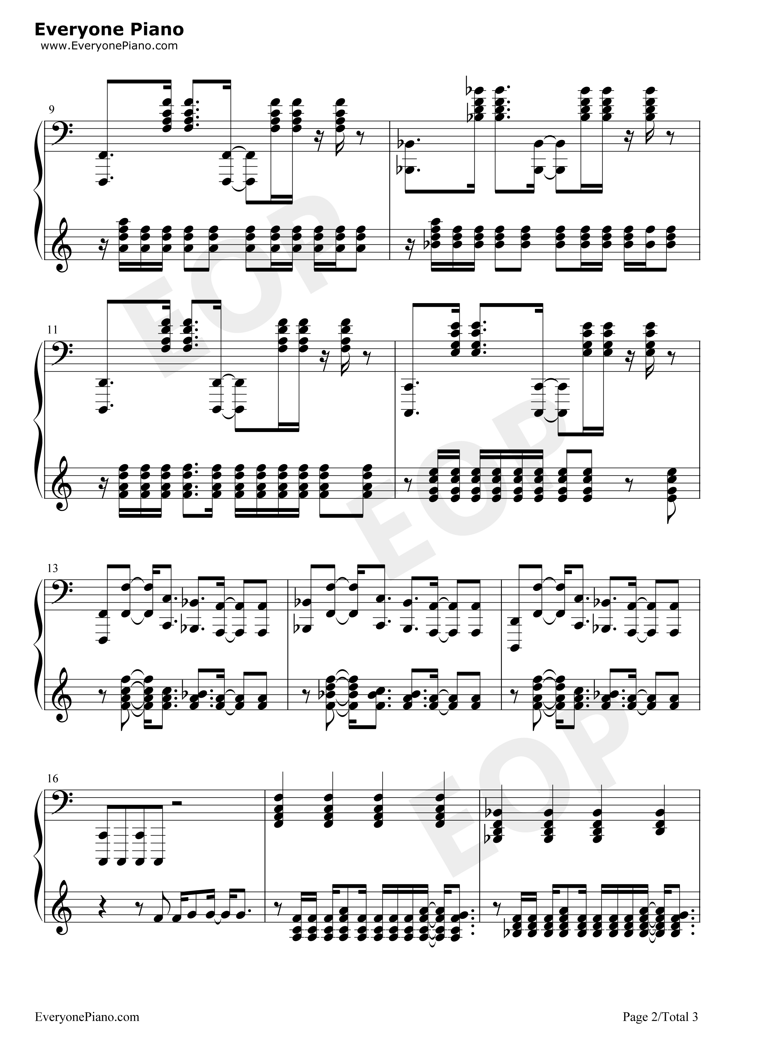Oath钢琴谱_Cher_Lloyd_ft._Becky_G
