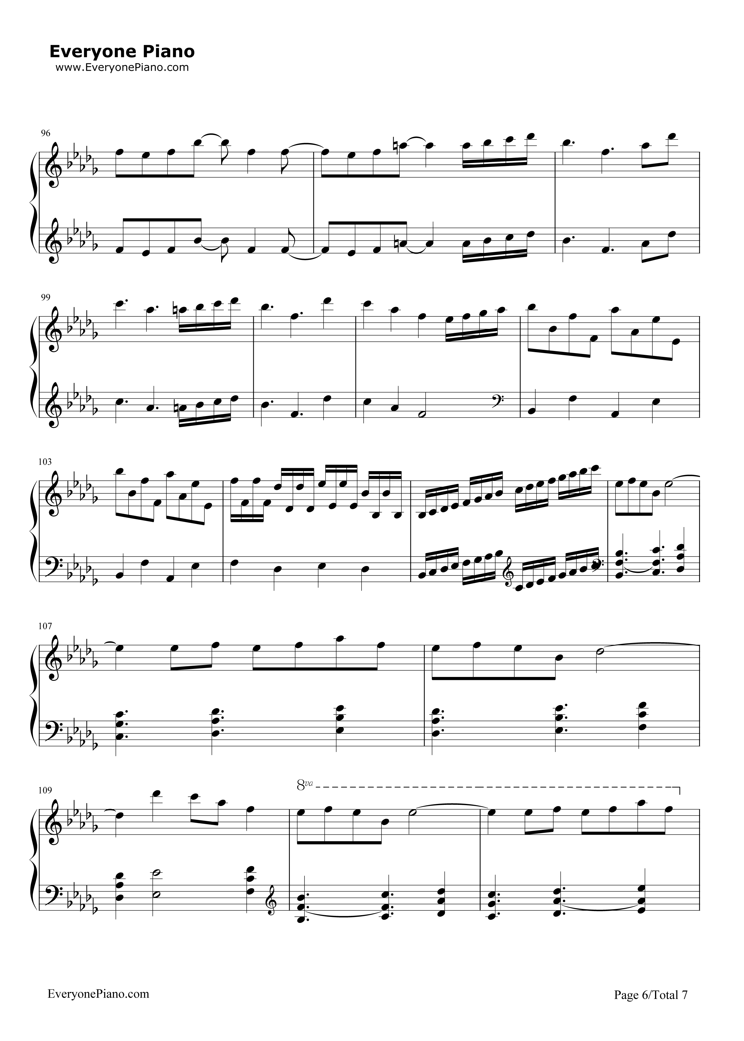 Merry_Christmas_Mr._Lawrence钢琴谱_Hikaru_Utada
