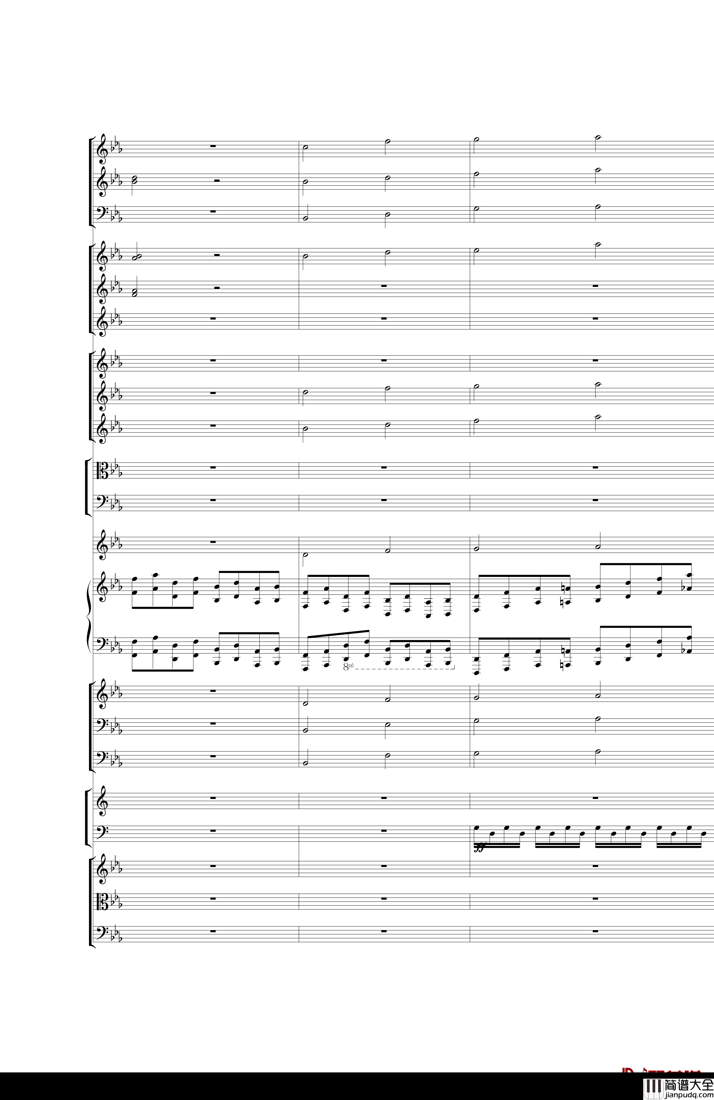 Piano_Concerto_No.3_in_E_Flat_minor钢琴谱_I.Moderto_热情而辉煌