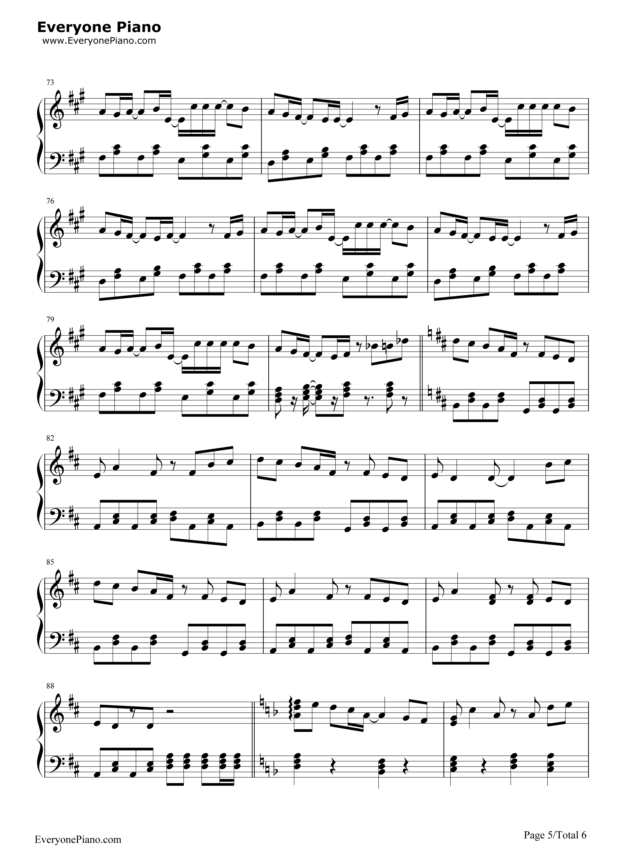 美丽之物钢琴谱_Sound_Horizon__幻想乐团