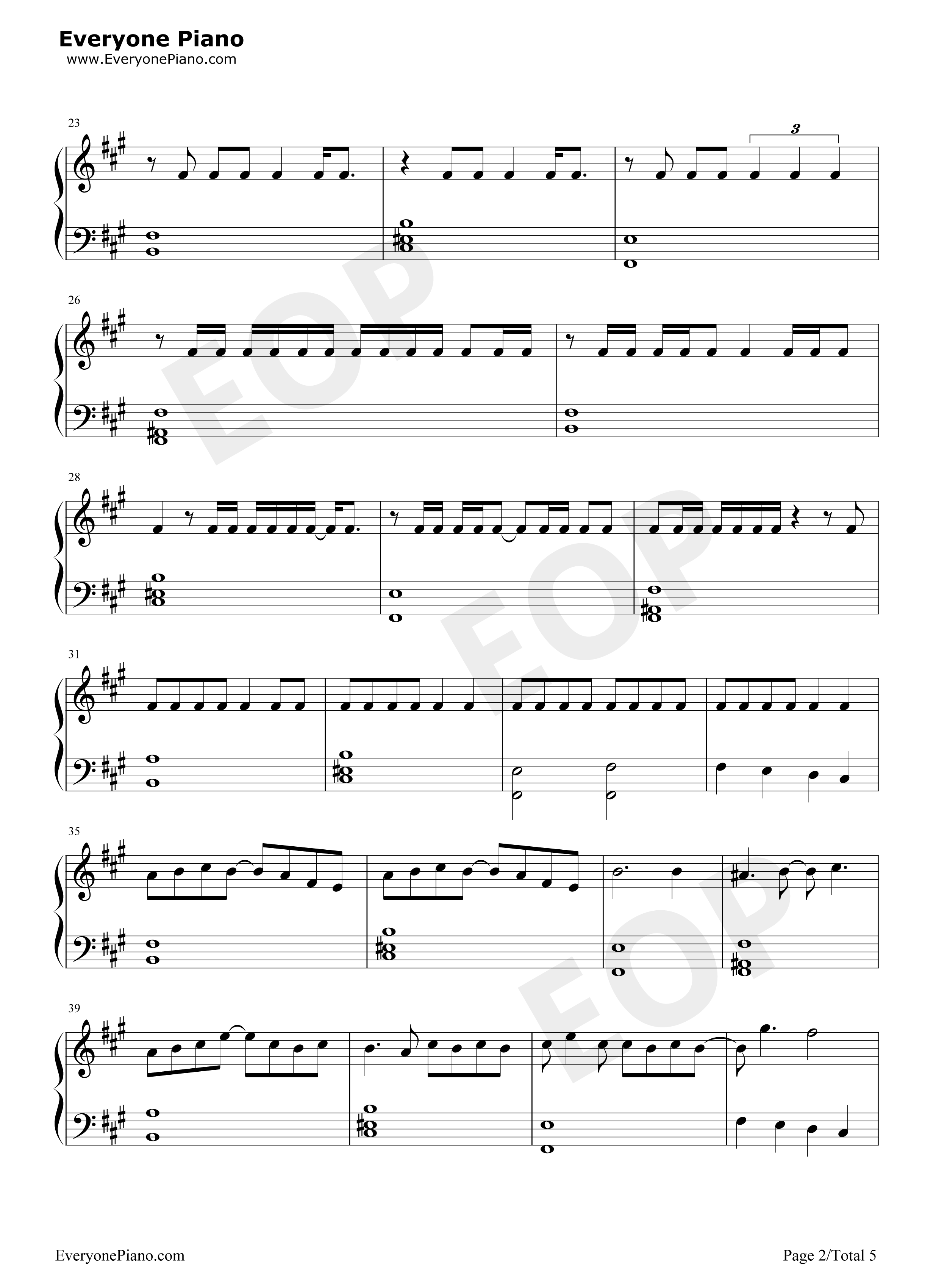 Please_Me钢琴谱_Cardi_B_Bruno_Mars