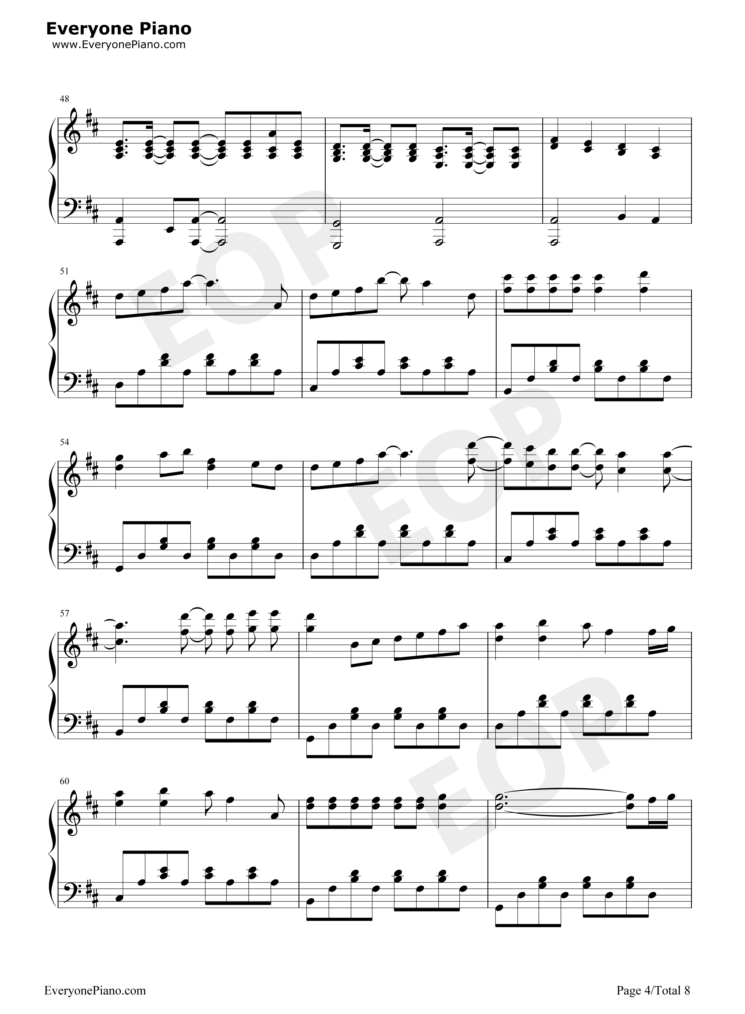 Because_of_You钢琴谱_The_Piano_Guys