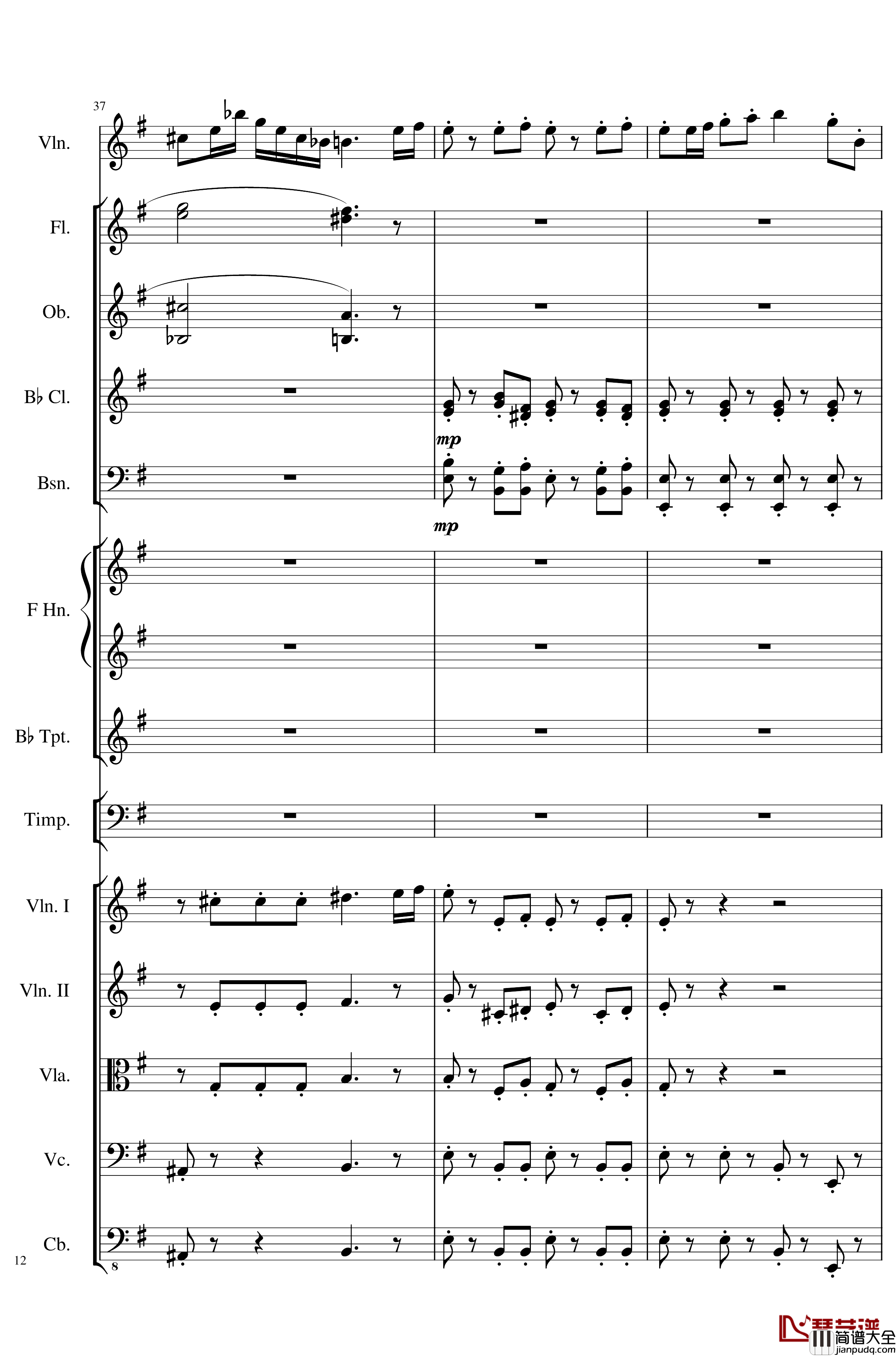 Rondo_in_G,_Op.137钢琴谱_一个球
