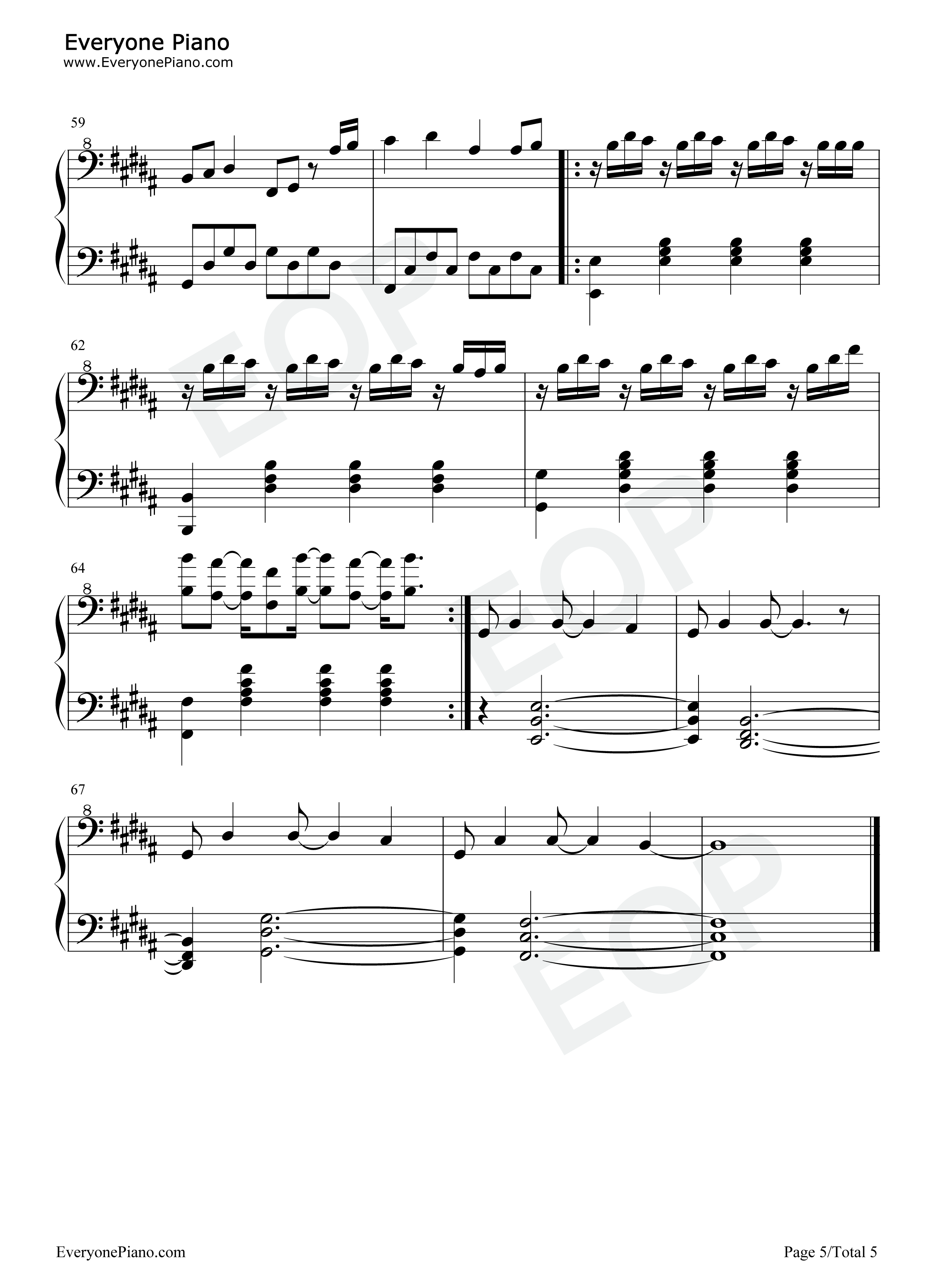 Take_You_Down钢琴谱_Illenium