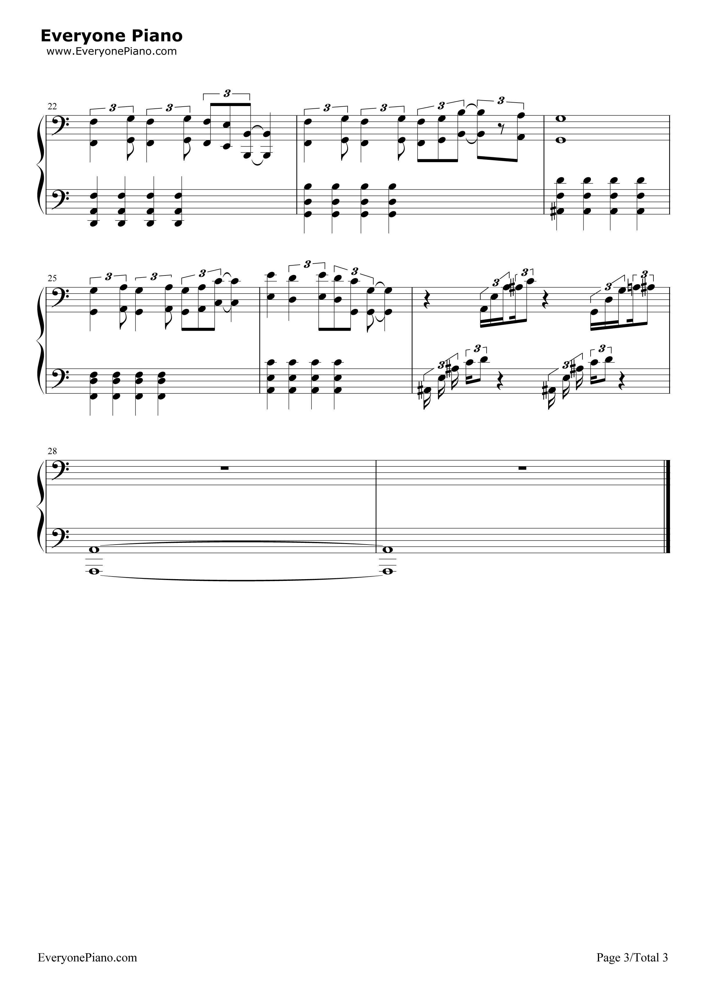 Main_Title_Theme_Westworld钢琴谱_Ramin_Djawadi