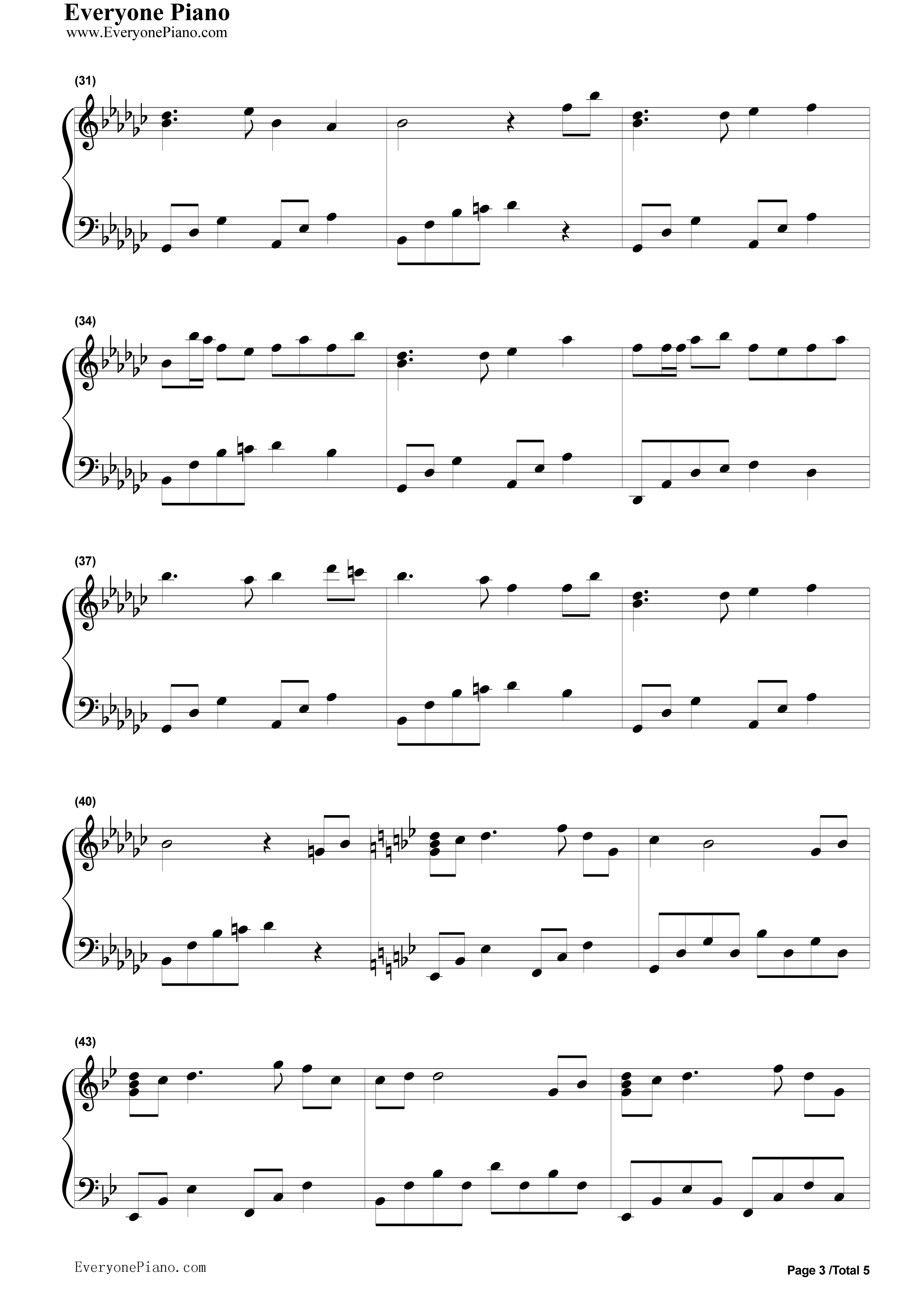 风居住的街道纯钢琴曲钢琴谱_矶村由纪子