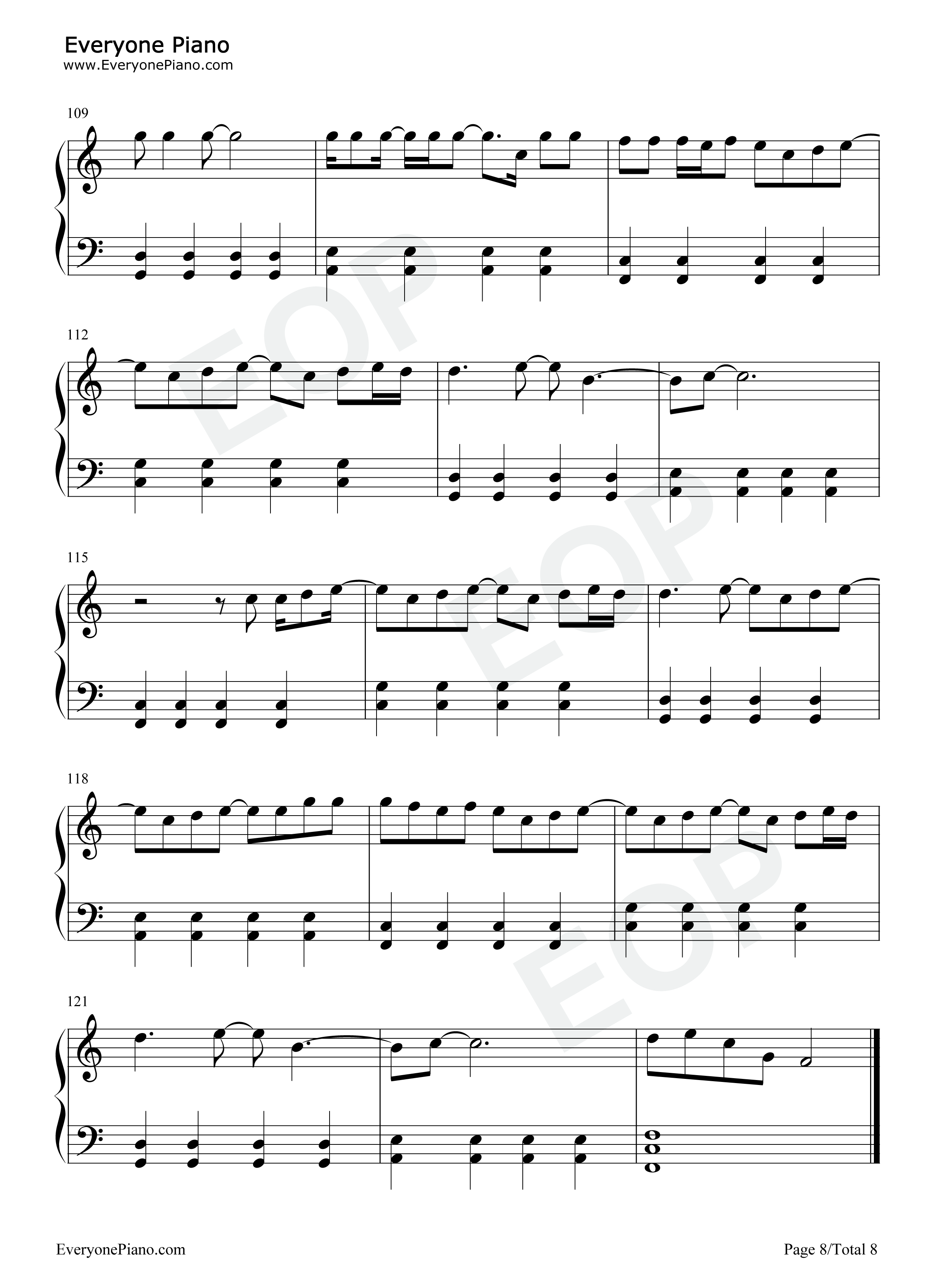 All_Too_Well钢琴谱_Taylor_Swift