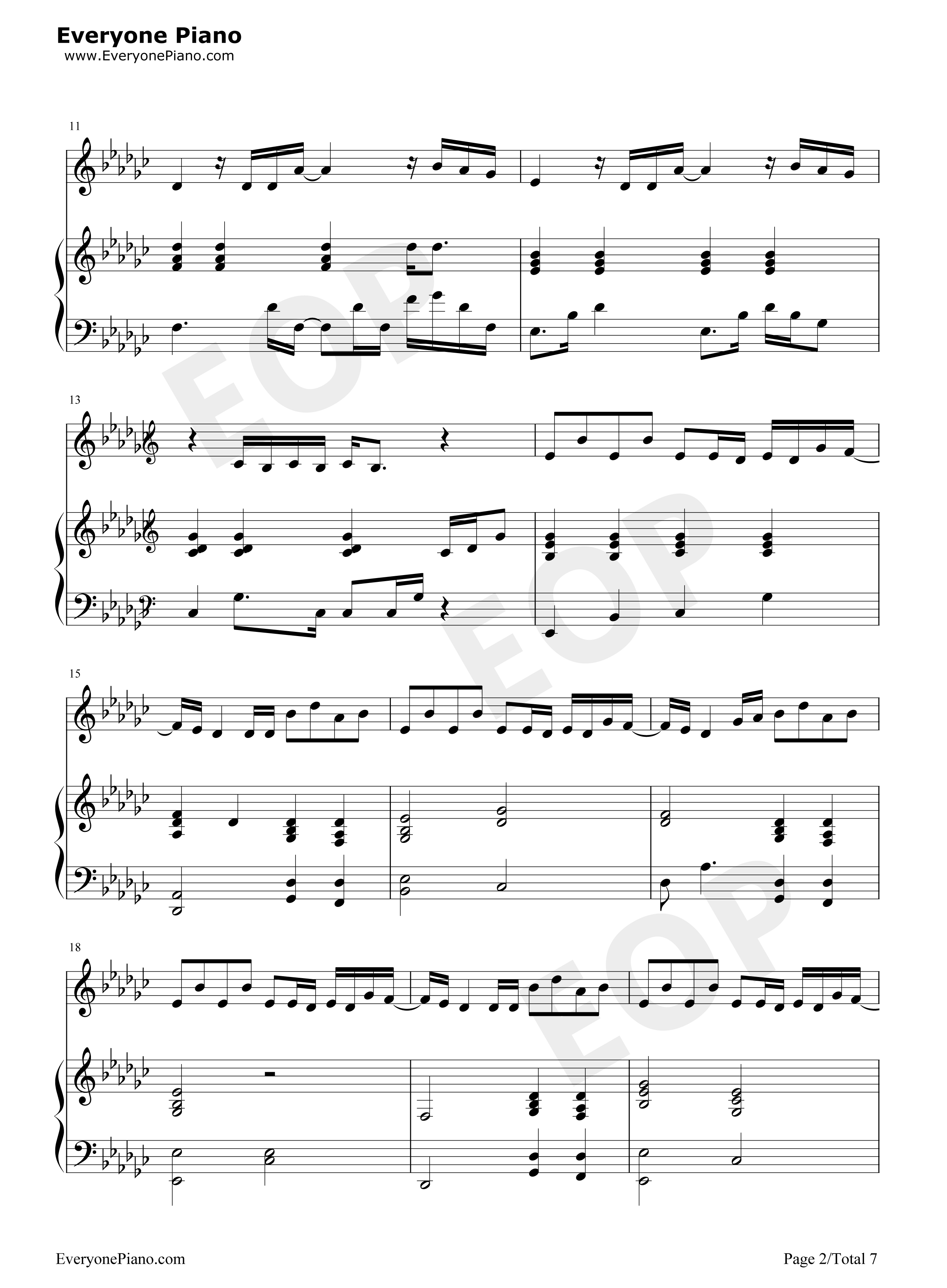 I_knew_you_were_trouble钢琴谱_taylor_swift__泰勒·斯威夫特