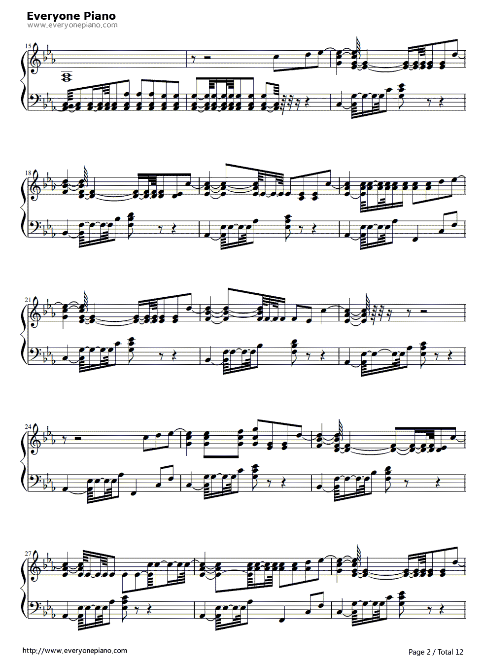 Mirrors钢琴谱_贾斯汀·汀布莱克__Justin_Timberlake