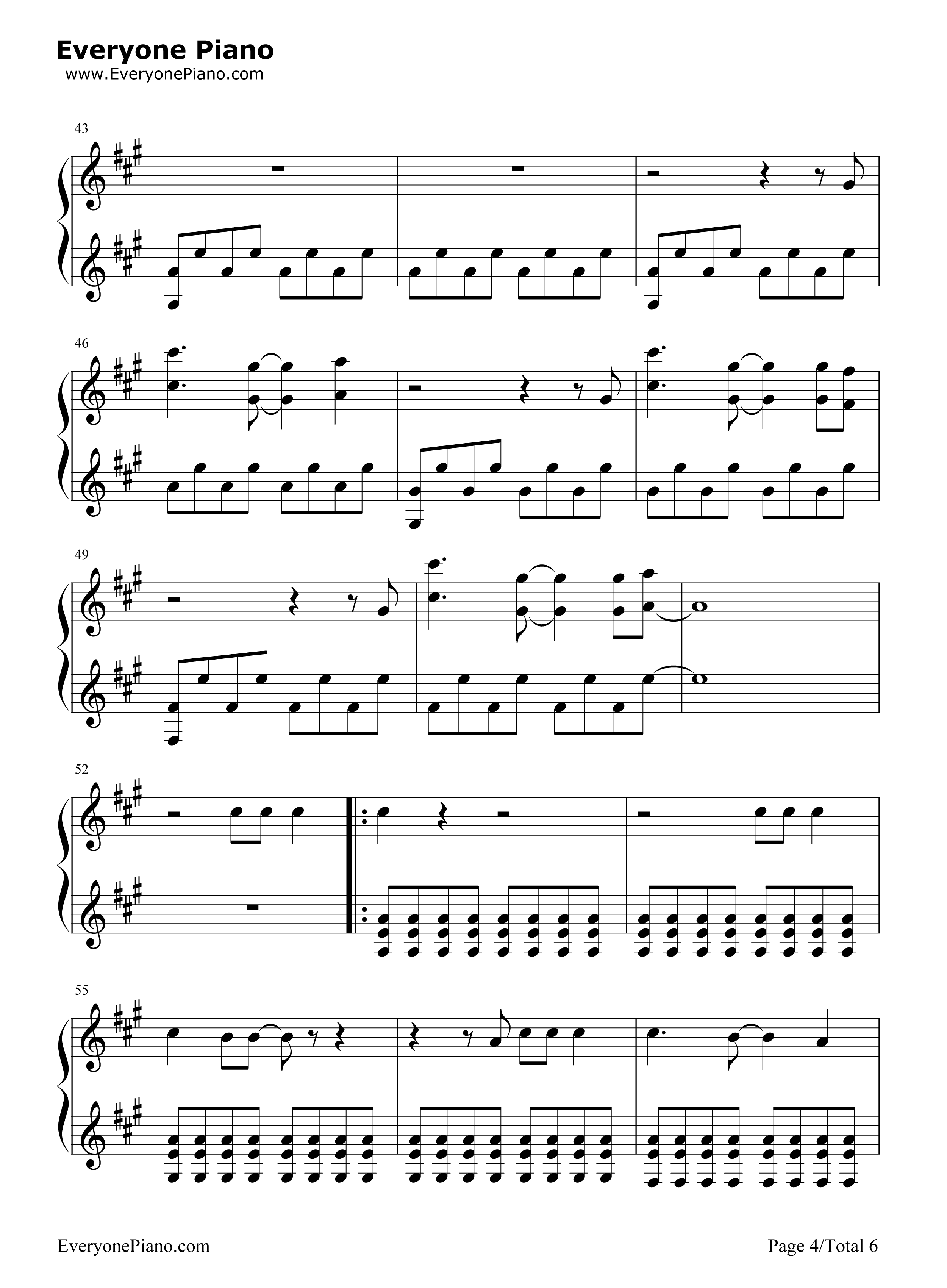 Chasing_Cars_伴奏钢琴谱_Snow_Patrol
