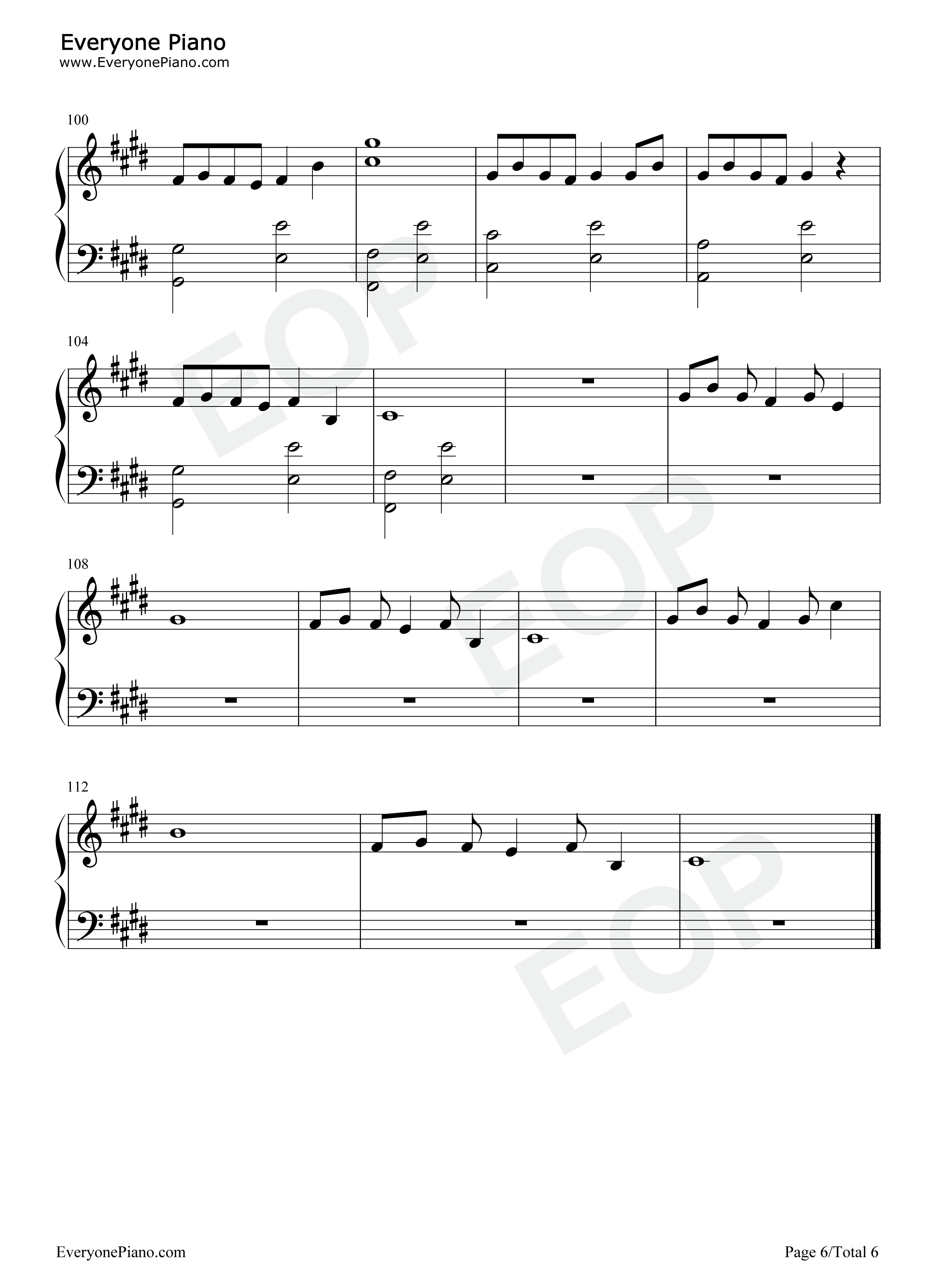 Fly_Away钢琴谱_TheFatRat_Anjulie