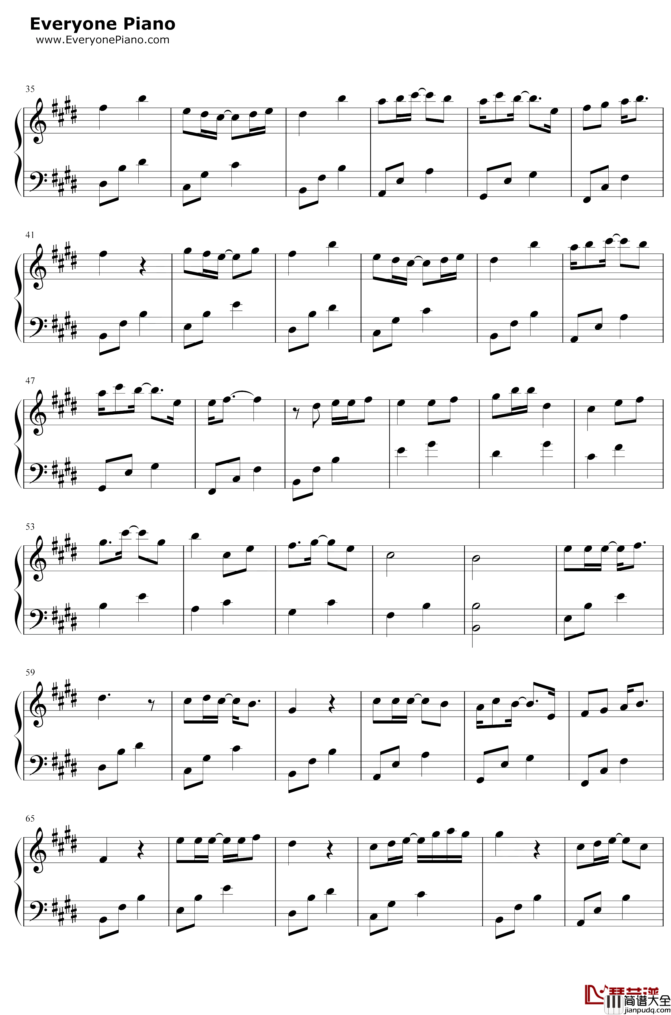 缘字书钢琴谱_苏诗丁_三生三世枕上书插曲