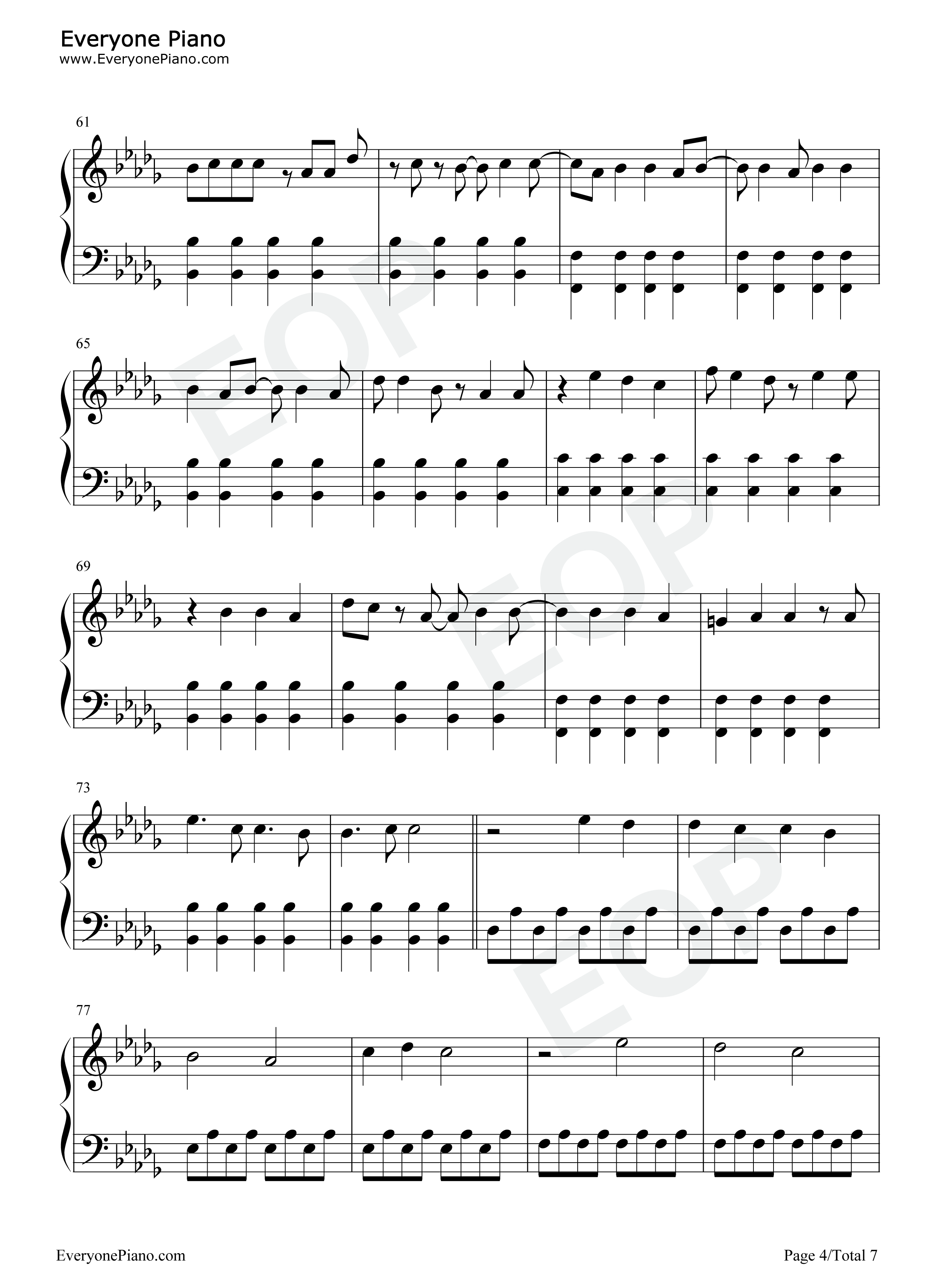 Forget_Me_Too钢琴谱_Machine_Gun_Kelly_Halsey