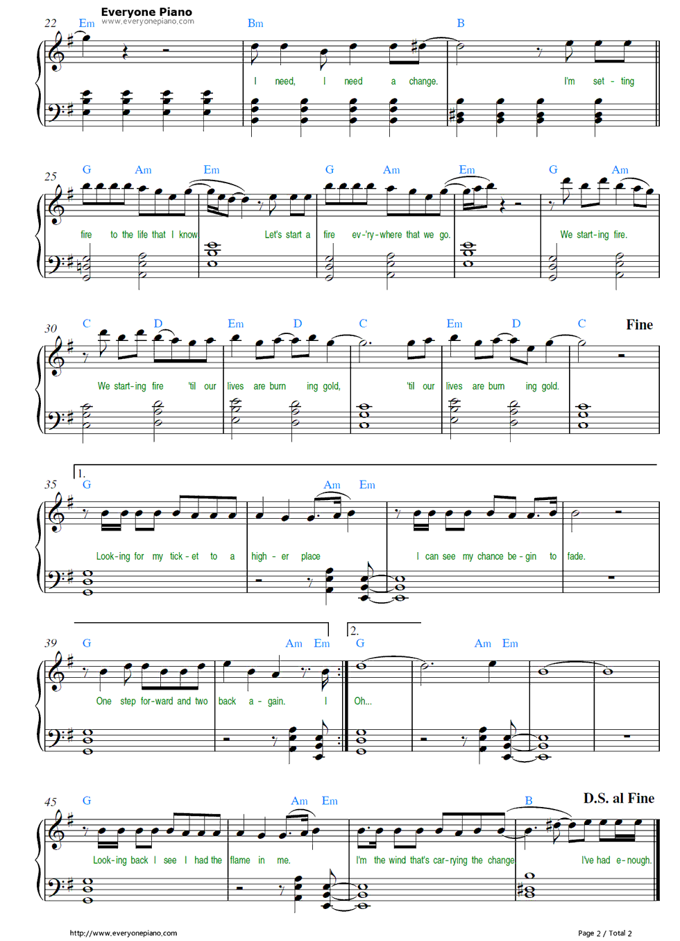 Burning_Gold钢琴谱_Christina_Perri